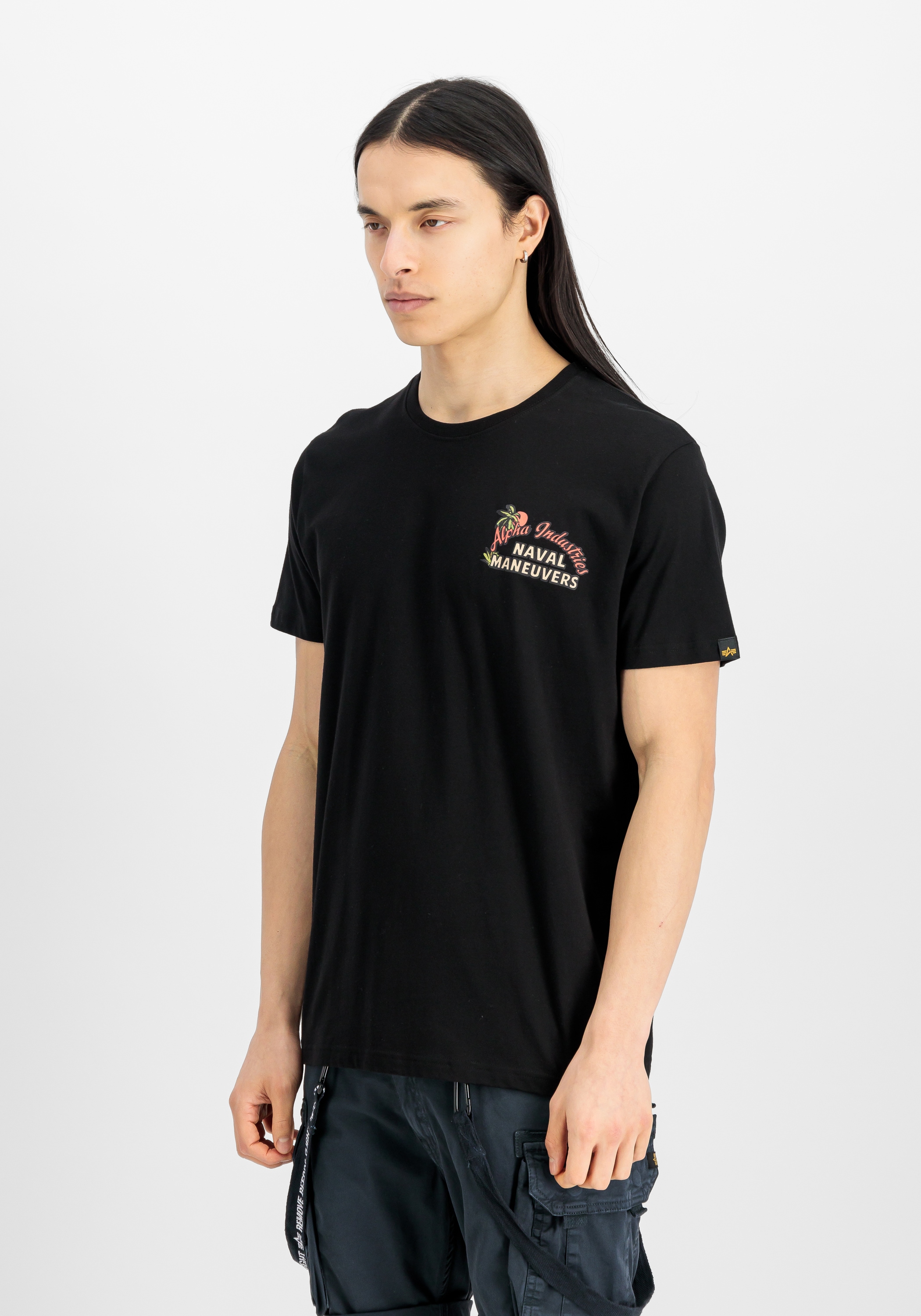 Alpha Industries T-Shirt "Naval Backprint T-Shirt"
