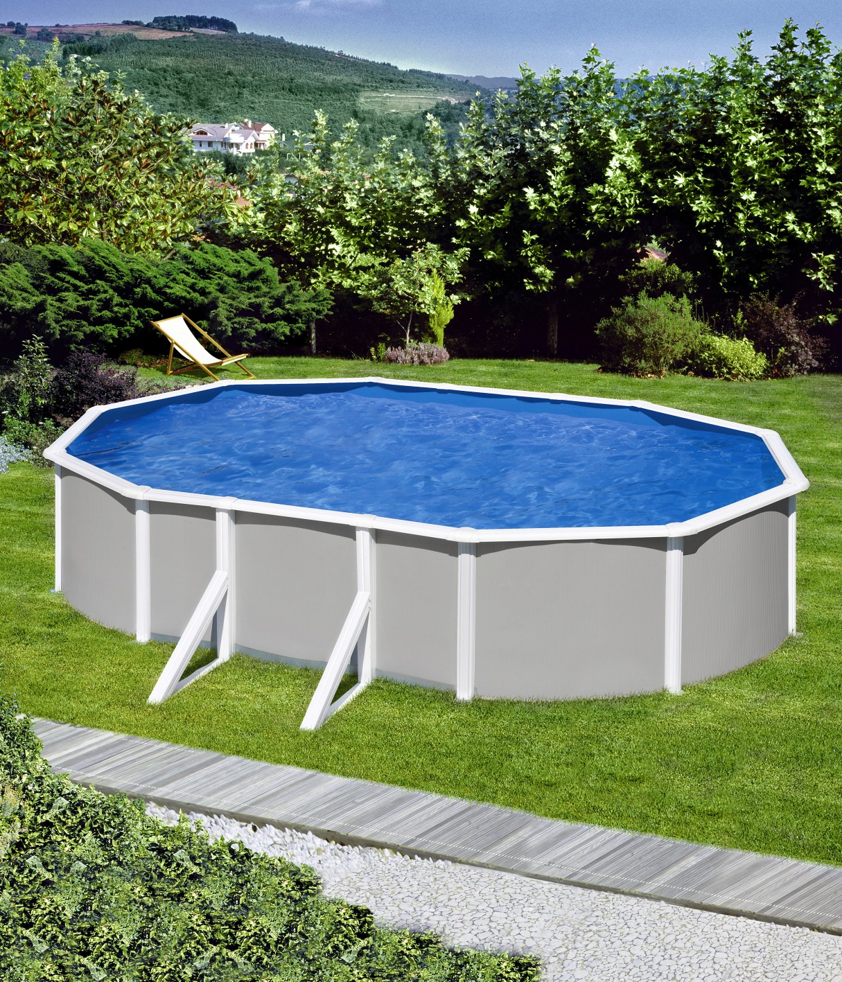 KONIFERA Ovalpool "PANAMA 1", (Komplett-Set, 5 tlg.), Höhe 120 cm, in versc günstig online kaufen