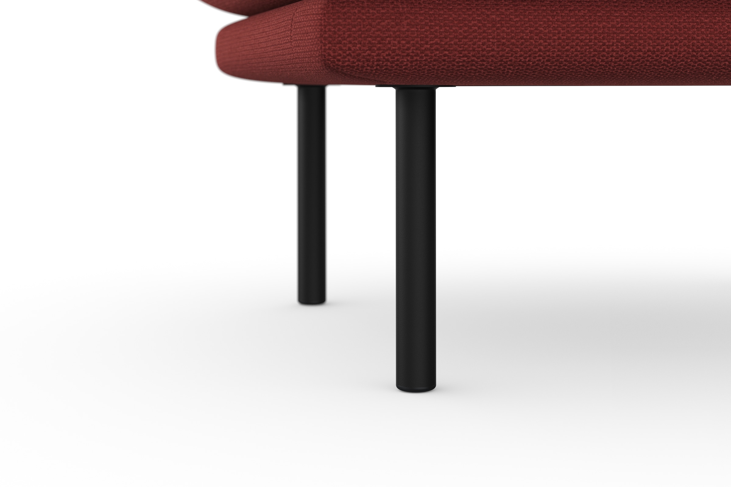 andas Polsterhocker »Stine«, Besonderes Design durch Kissenoptik und Keder, by Morten Georgsen