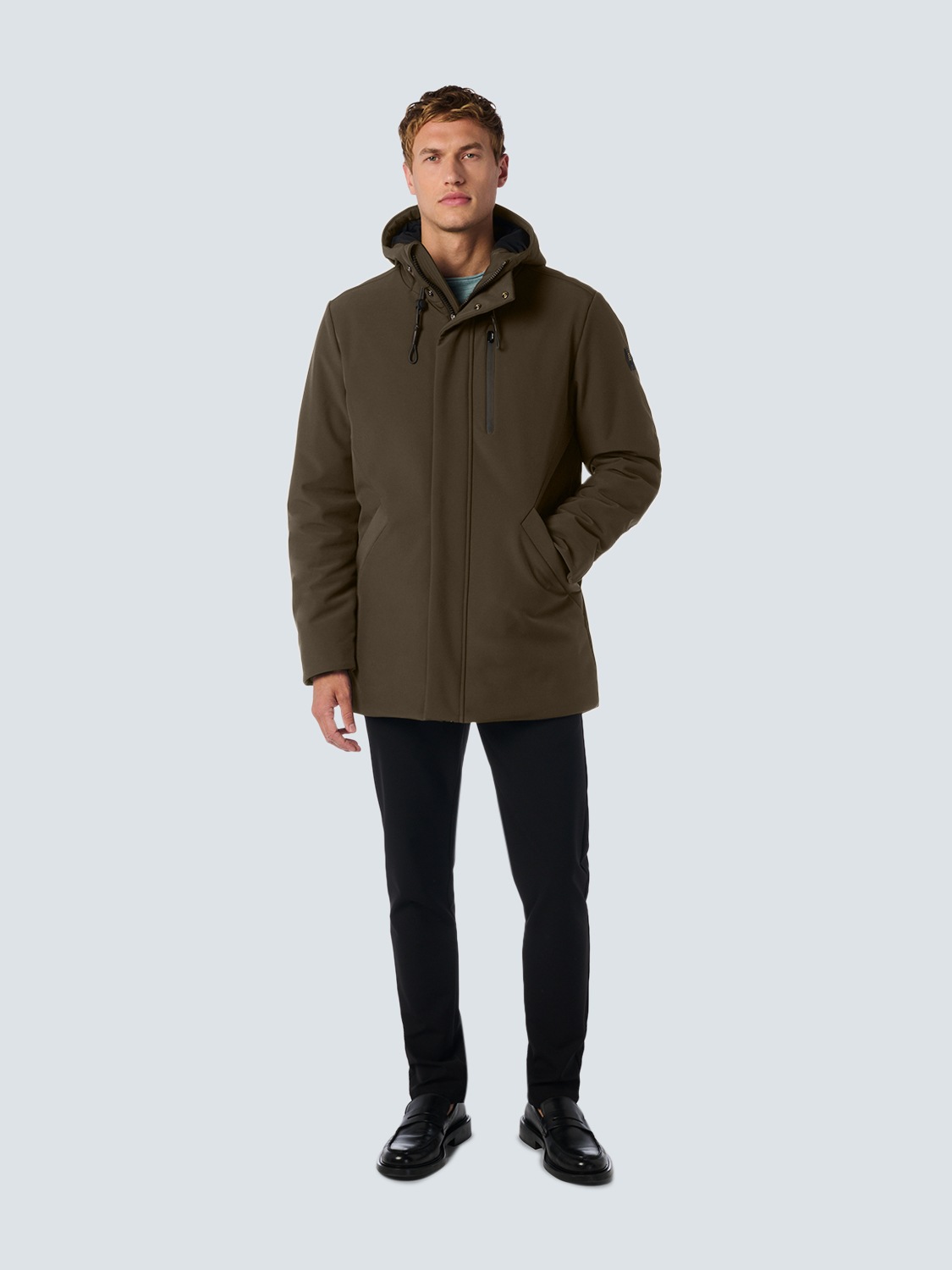 NO EXCESS Parka »No Excess Softshell-Jacke mit Kapuze«