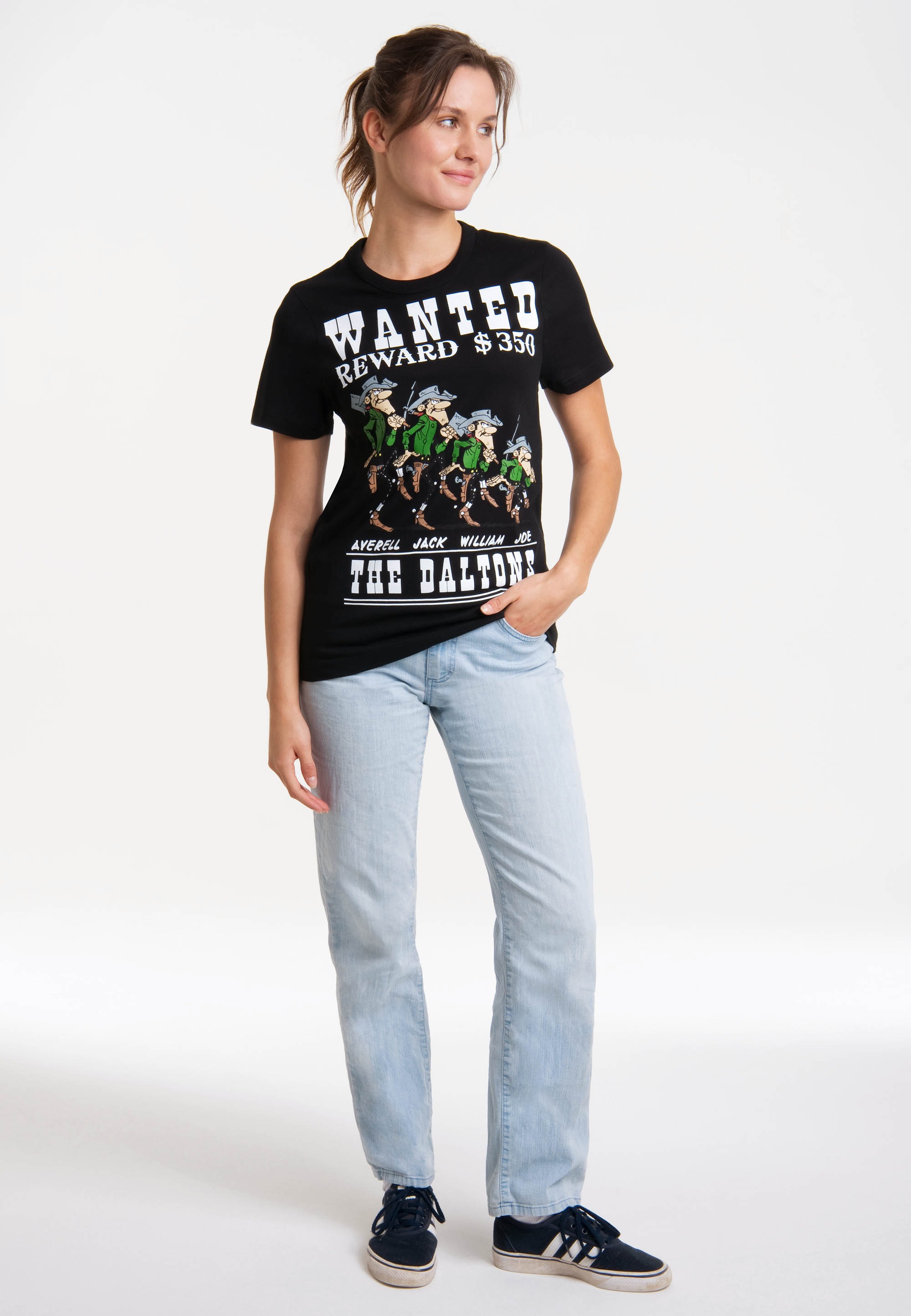 LOGOSHIRT T-Shirt »Lucky Luke - The Daltons«, mit lizenziertem Print