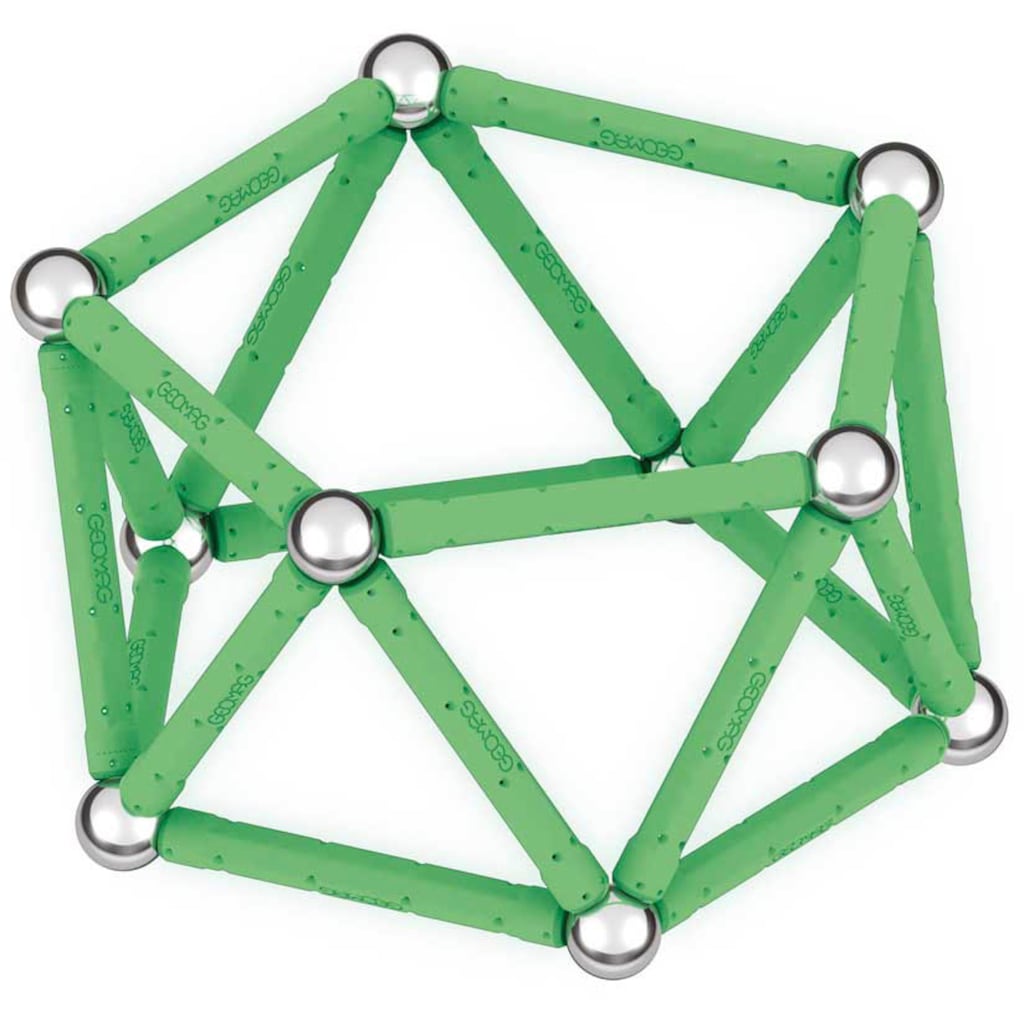 Geomag™ Magnetspielbausteine »GEOMAG™ Glow, Recycled«, (42 St.)