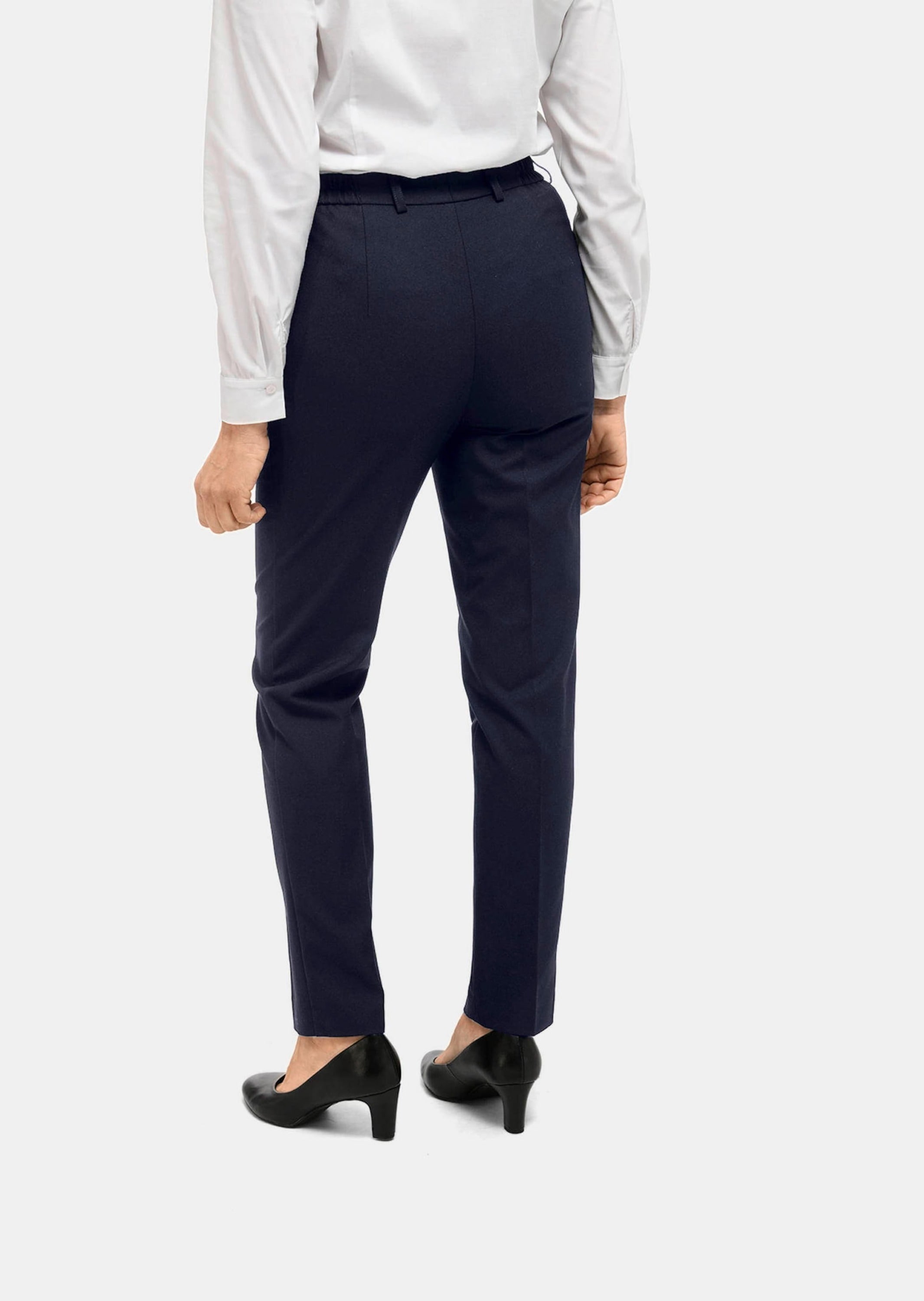 GOLDNER Stoffhose »Bequeme Hose ANNA mit Bügelfalte«