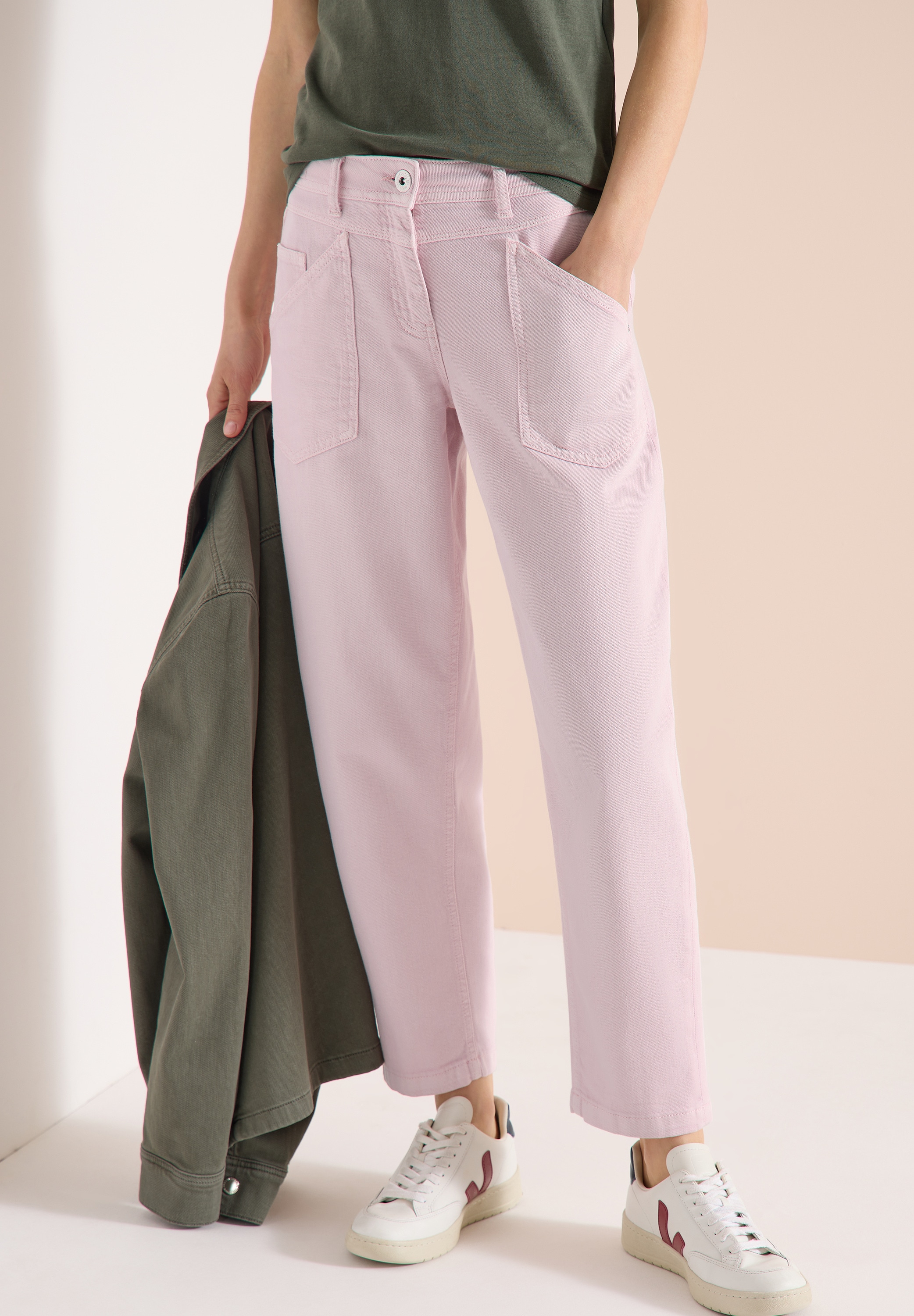 Cecil Loose-fit-Jeans High Waist