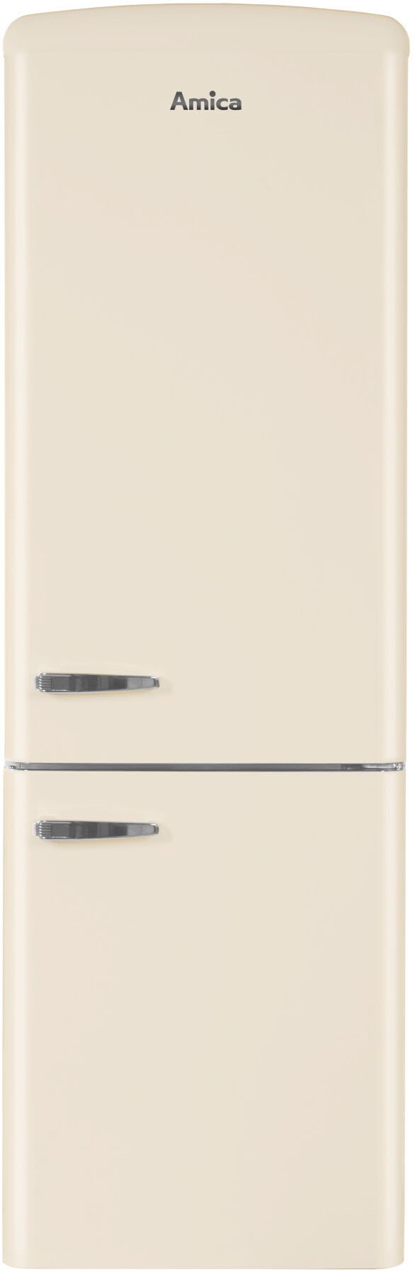 Amica Kühl-/Gefrierkombination Retro "KGCR 387 109 B" 189 cm hoch 60 cm bre günstig online kaufen