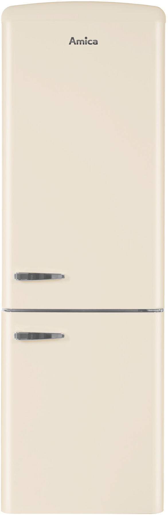 Amica Kühl-/Gefrierkombination Retro "KGCR 387 109 B" 199 cm hoch 60 cm bre günstig online kaufen