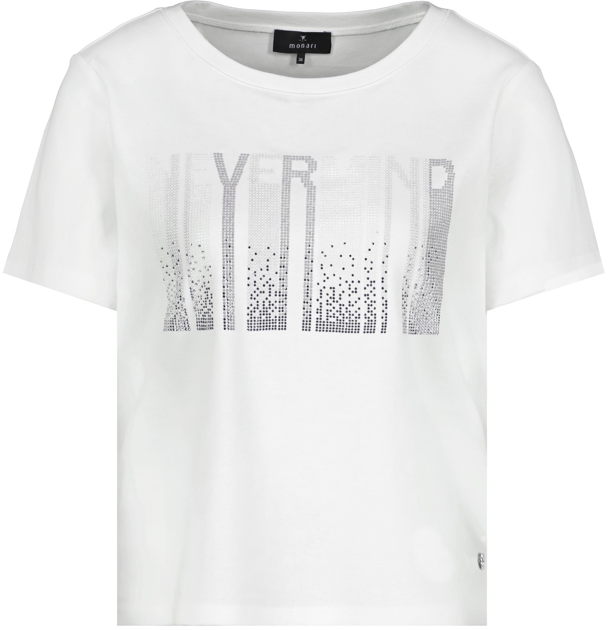 Monari T-Shirt »Shirt Schmuck«, Mit Rundhalsausschnitt