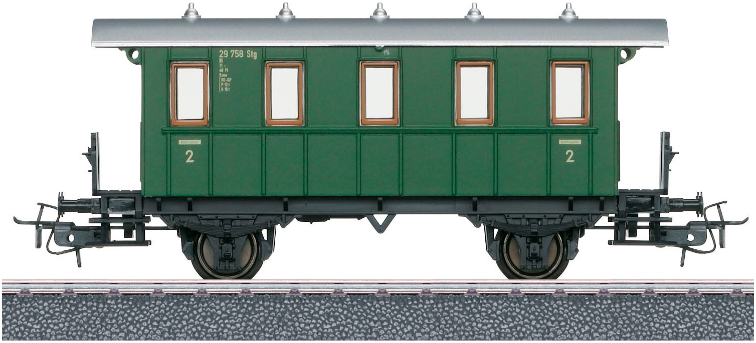 MÄRKLIN Kinder Personenwagen "Märklin Start up - Personenwagen - 4039", grün, Kunststoff, Metall, B:3,5cm H:5cm L:11cm, Modelleisenbahn-Fahrzeuge,