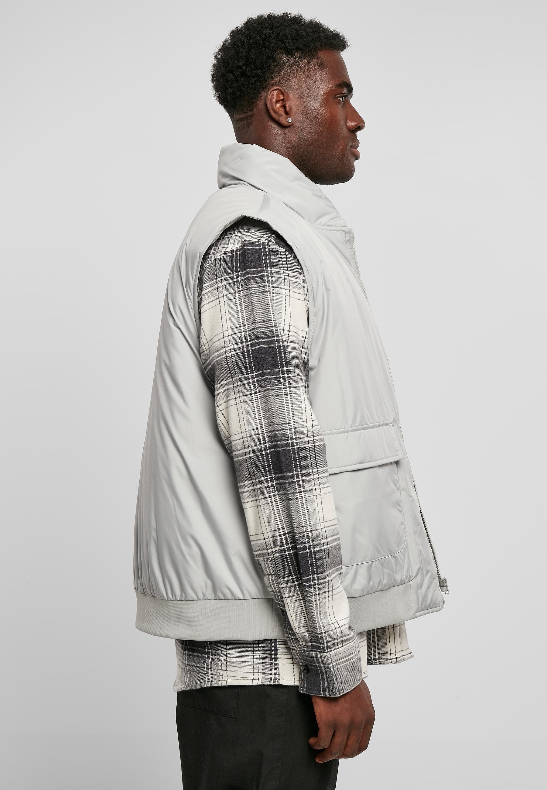 URBAN CLASSICS Jerseyweste »Urban Classics Herren Clean Puffer Vest«, (1 tlg.)