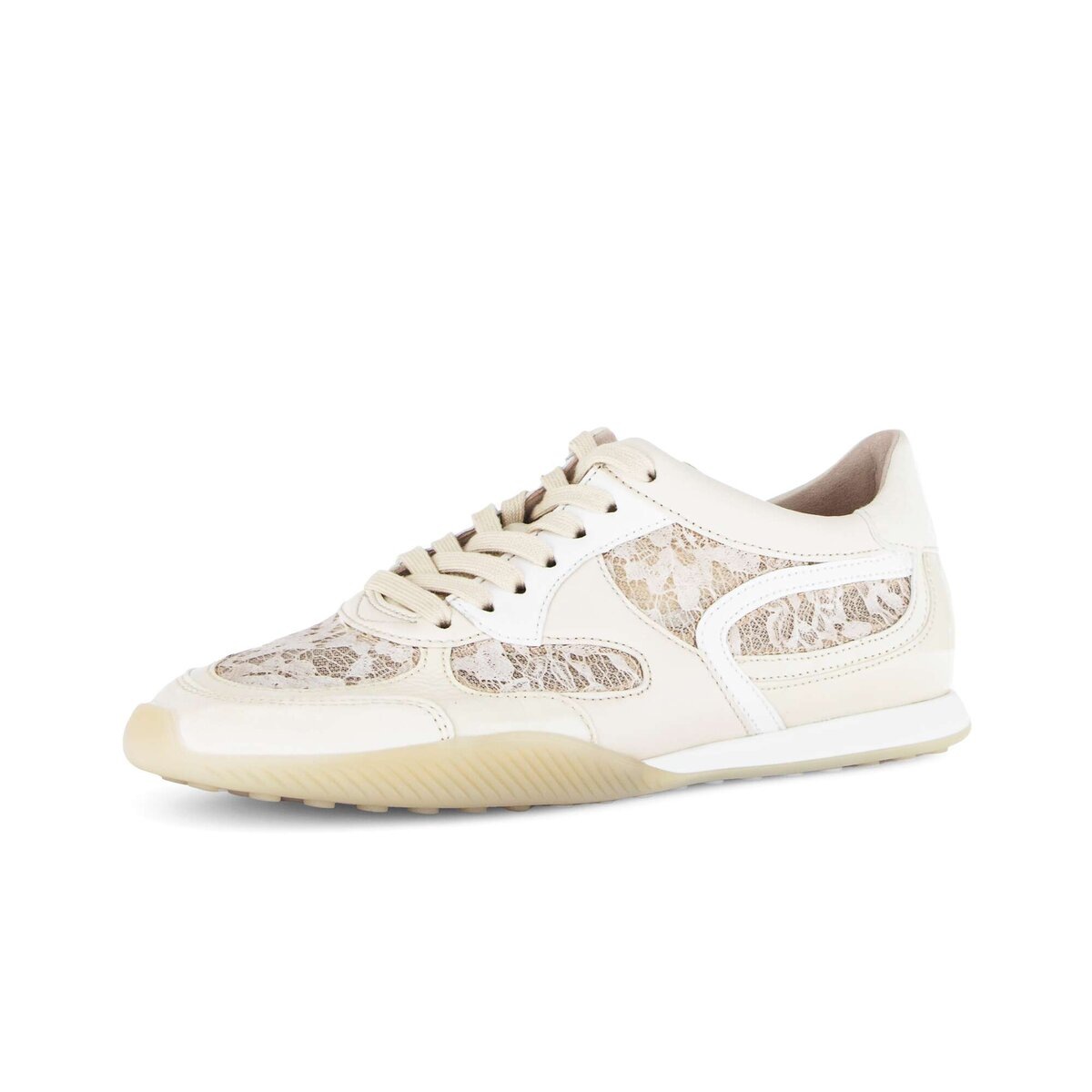 Sneaker GABOR "Sneaker low", Damen, Gr. 38, gelb, Schuhe Sneaker