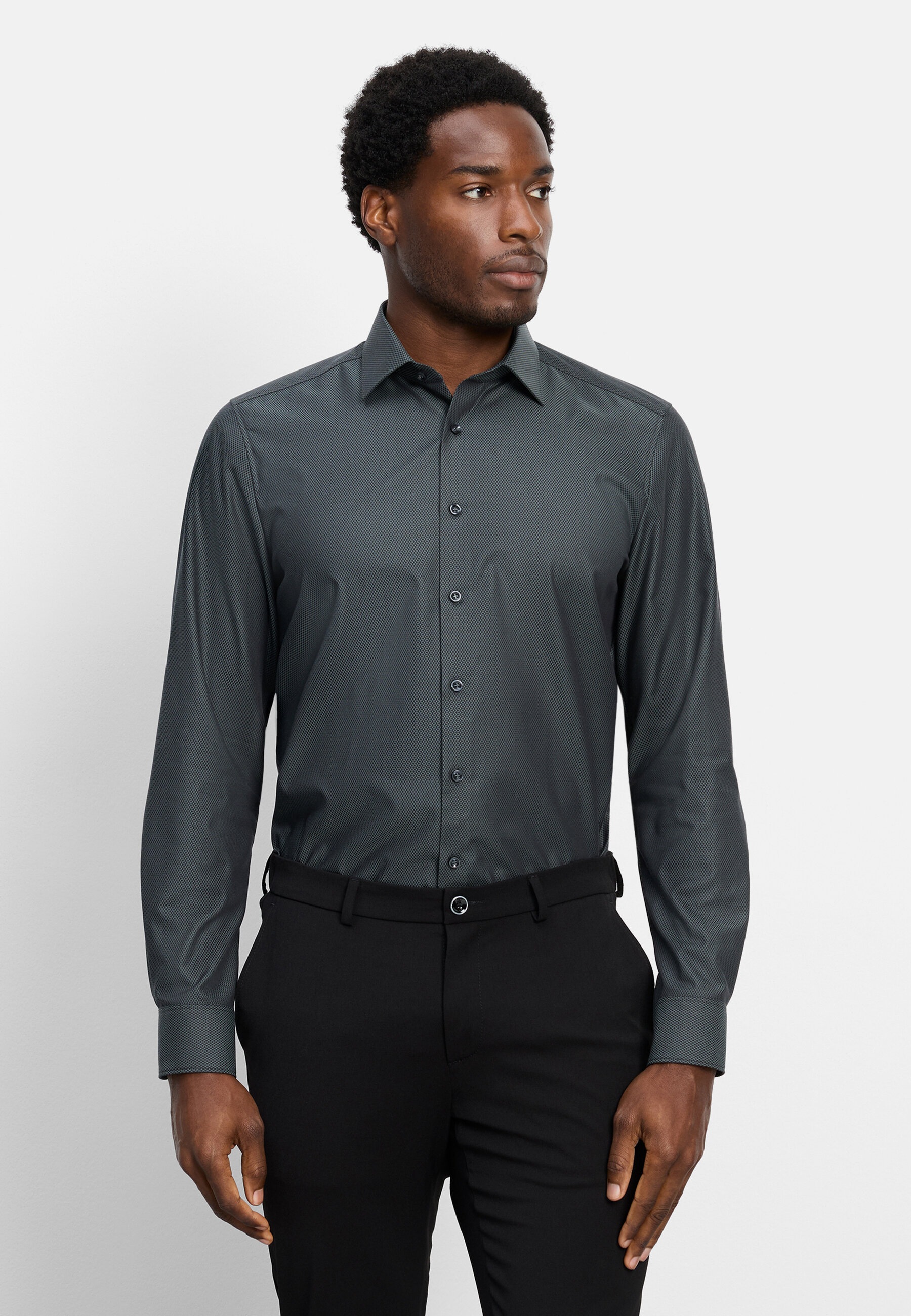 OLYMP Businesshemd "OLYMP Level Five, Body Fit, Kent mit extra langem Arm"