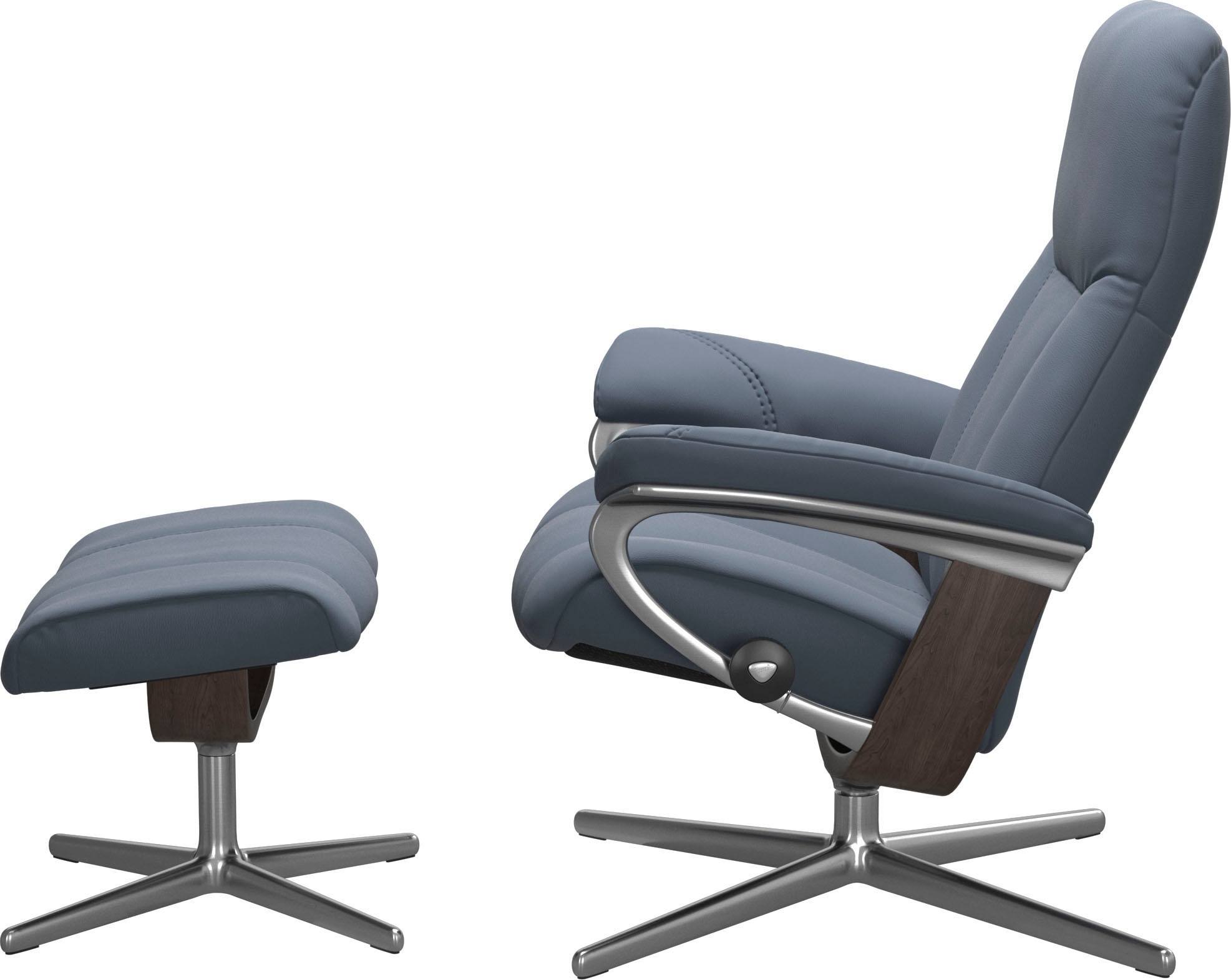 Stressless® Relaxsessel »Consul«, mit Cross Base, Größe S, M & L, Holzakzent Wenge