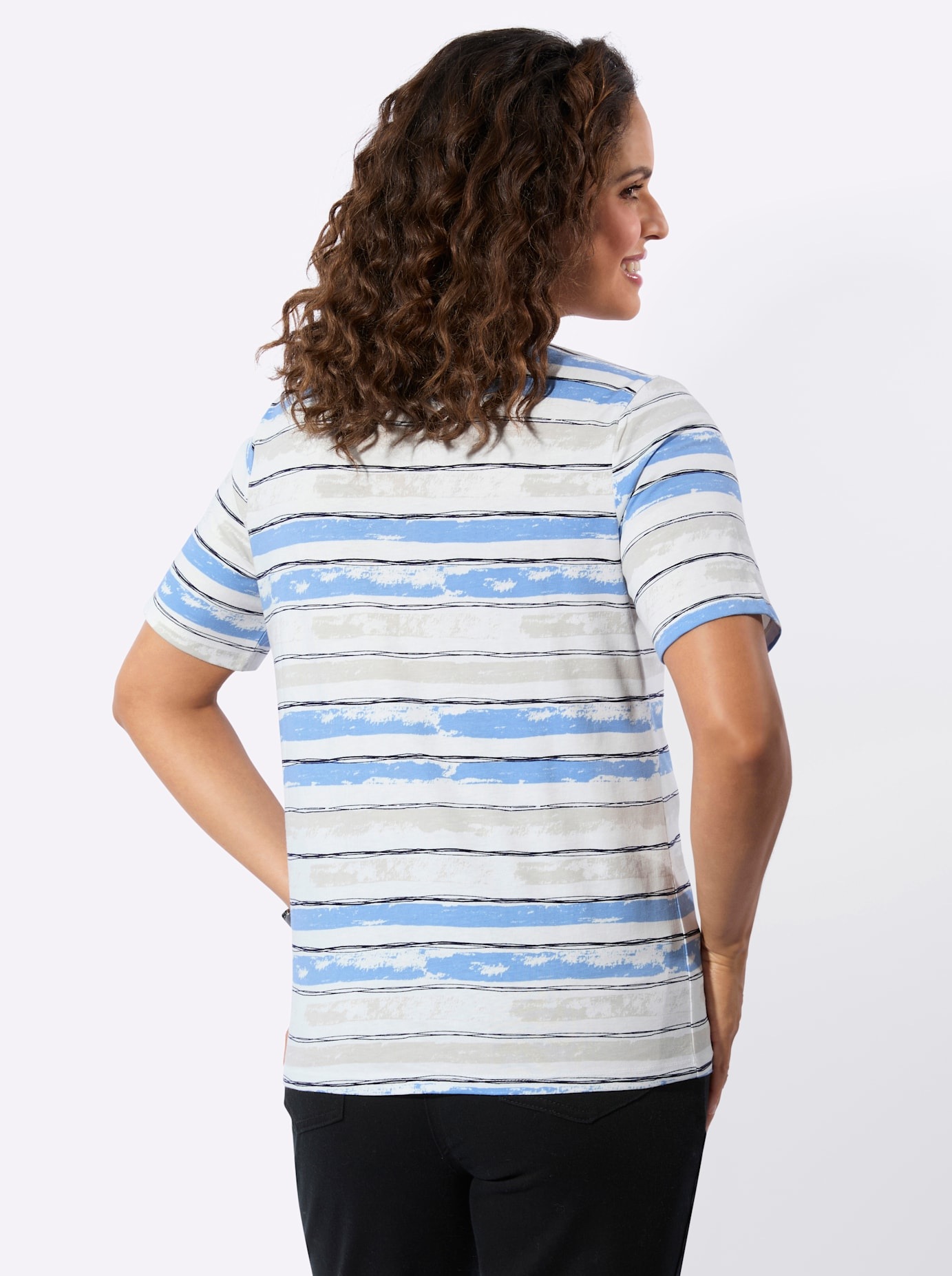 Casual Looks Kurzarmshirt "Ringelshirt" 1 tlg. günstig online kaufen