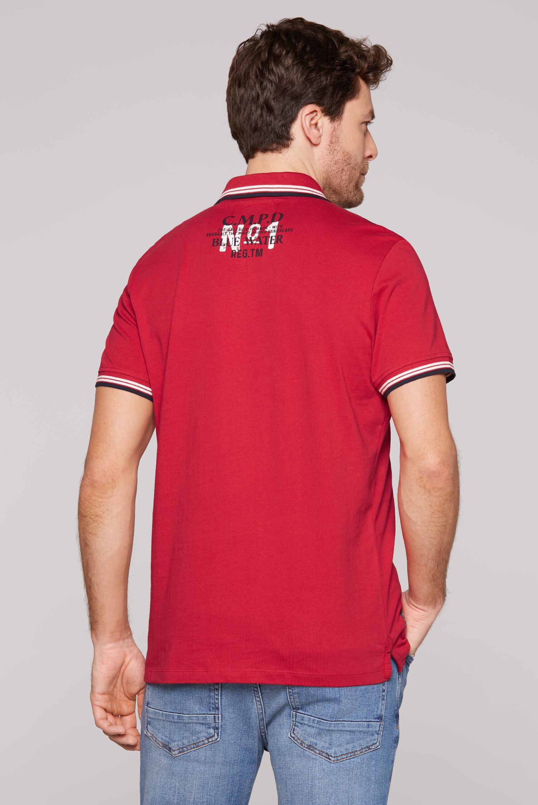 CAMP DAVID Poloshirt, aus Baumwolle