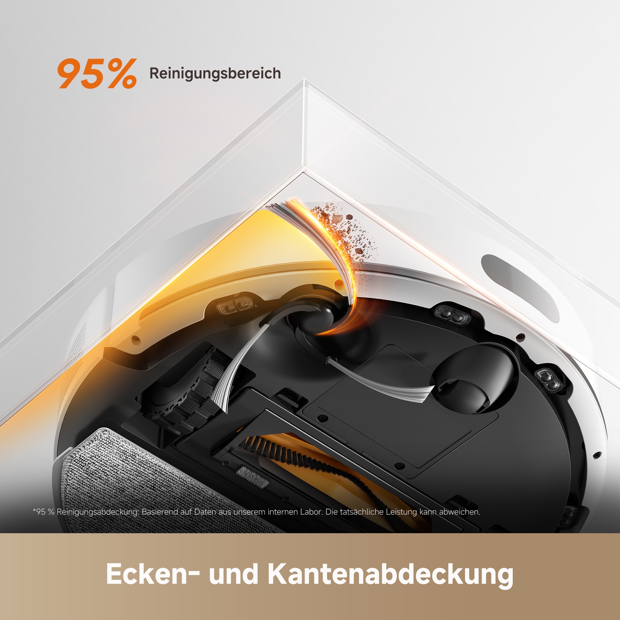 Dreame Saugroboter »D20 Air Plus« 20.000 Pa, Absaugstation, Anit-Haarverhedderung, Wischfunktion