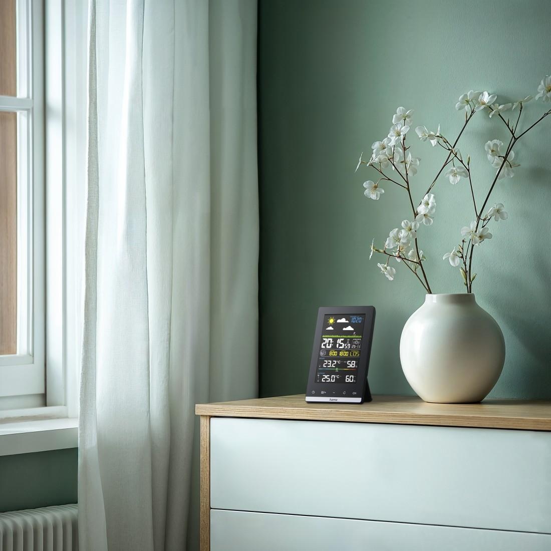 Hama Wetterstation »Wetterstation Funk mit Außensensor (digital, Vorhersage)« () (innen und außen)