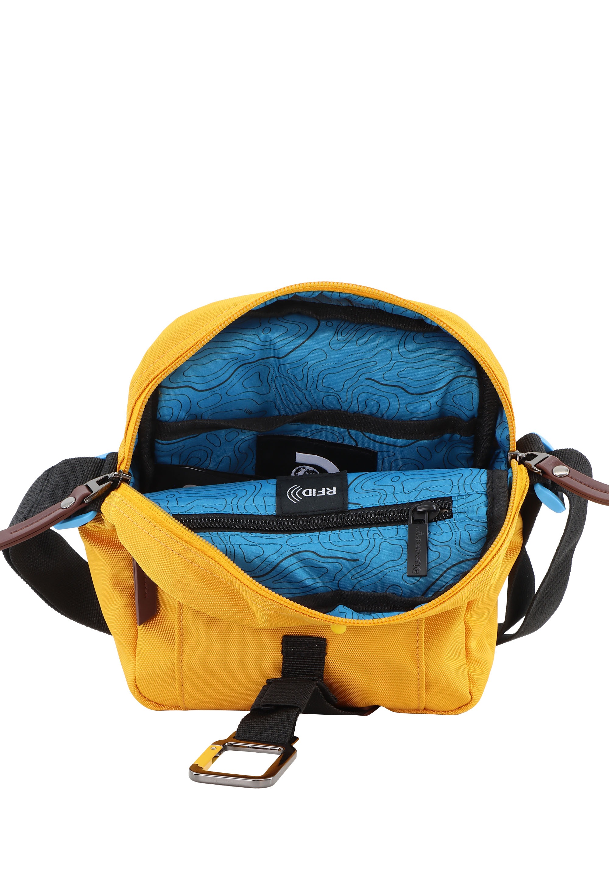 Discovery Schultertasche »Icon«, Hergestellt aus dem rPet Polyester-Material
