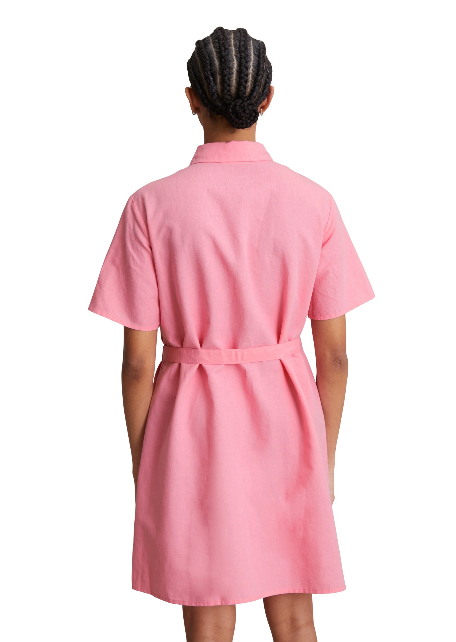 Marc O'Polo DENIM Hemdblusenkleid »aus Leinen-Baumwolle-Mix«