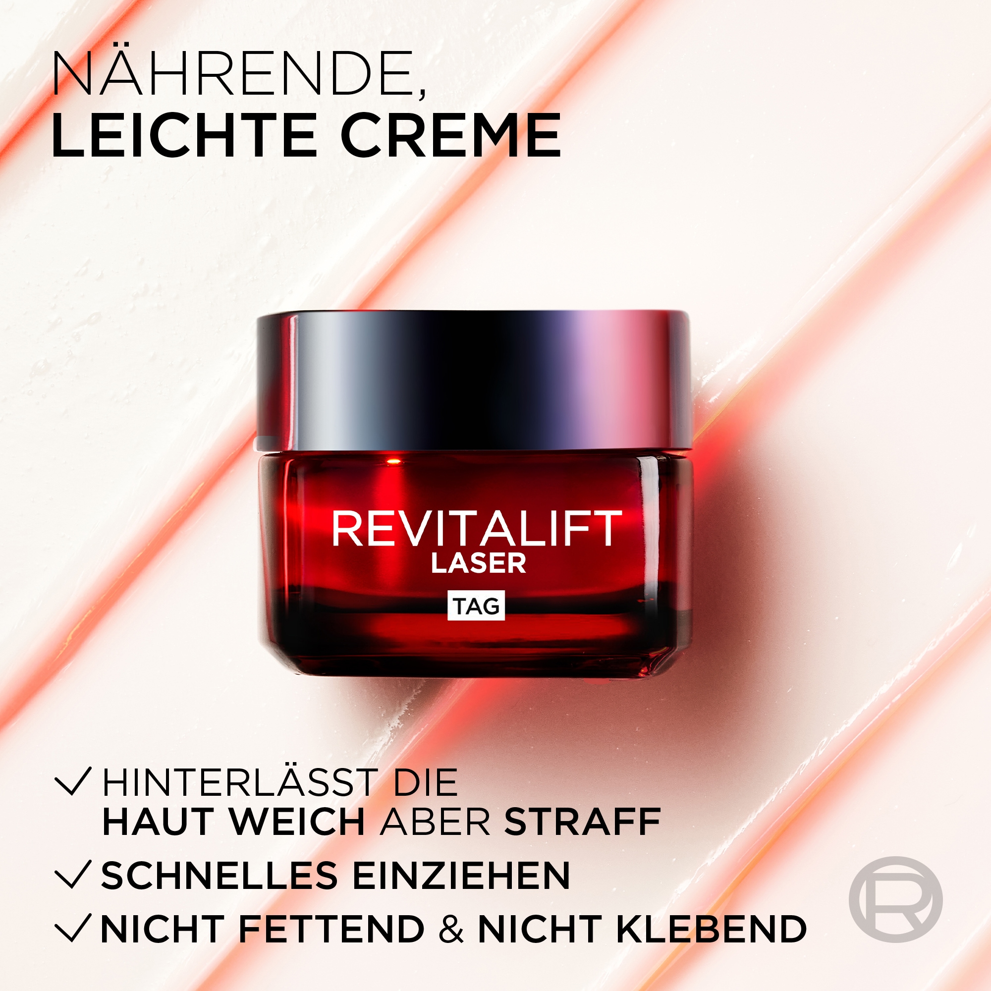 L'ORÉAL PARIS Tagescreme »REVITALIFT LASER TAGESCREME« mildert Falten, strafft und verfeinert die Haut
