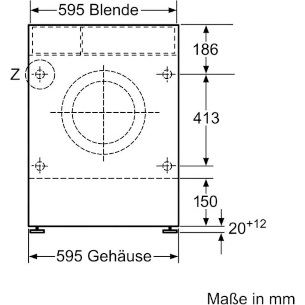 SIEMENS Einbauwaschtrockner »WK14D542«, iQ500