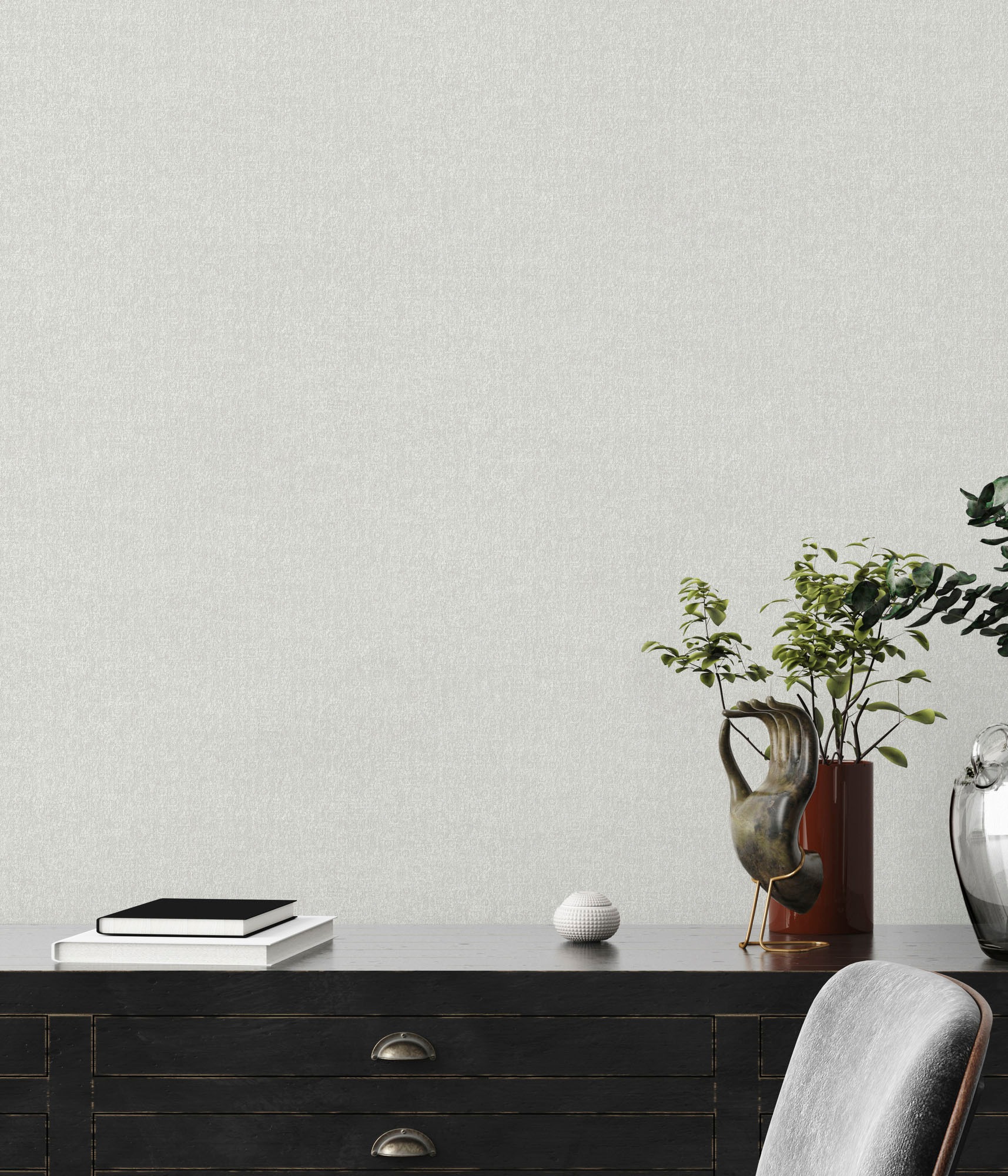 living walls Vliestapete »Mata Hari«, Glitzermuster-Minimalmuster-glänzend, Uni Tapete Muster Tapeten Wohnzimmer Schlafzimmer Küche Türkis modern