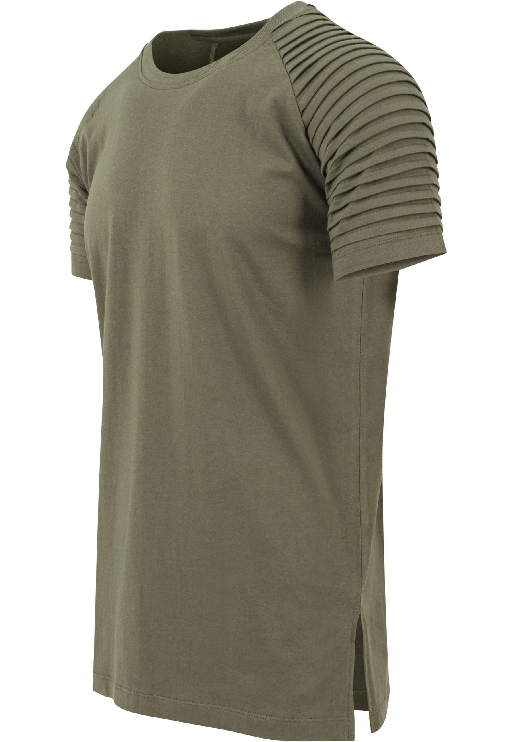 URBAN CLASSICS T-Shirt »Urban Classics Herren Pleat Raglan Tee«, (1 tlg.)