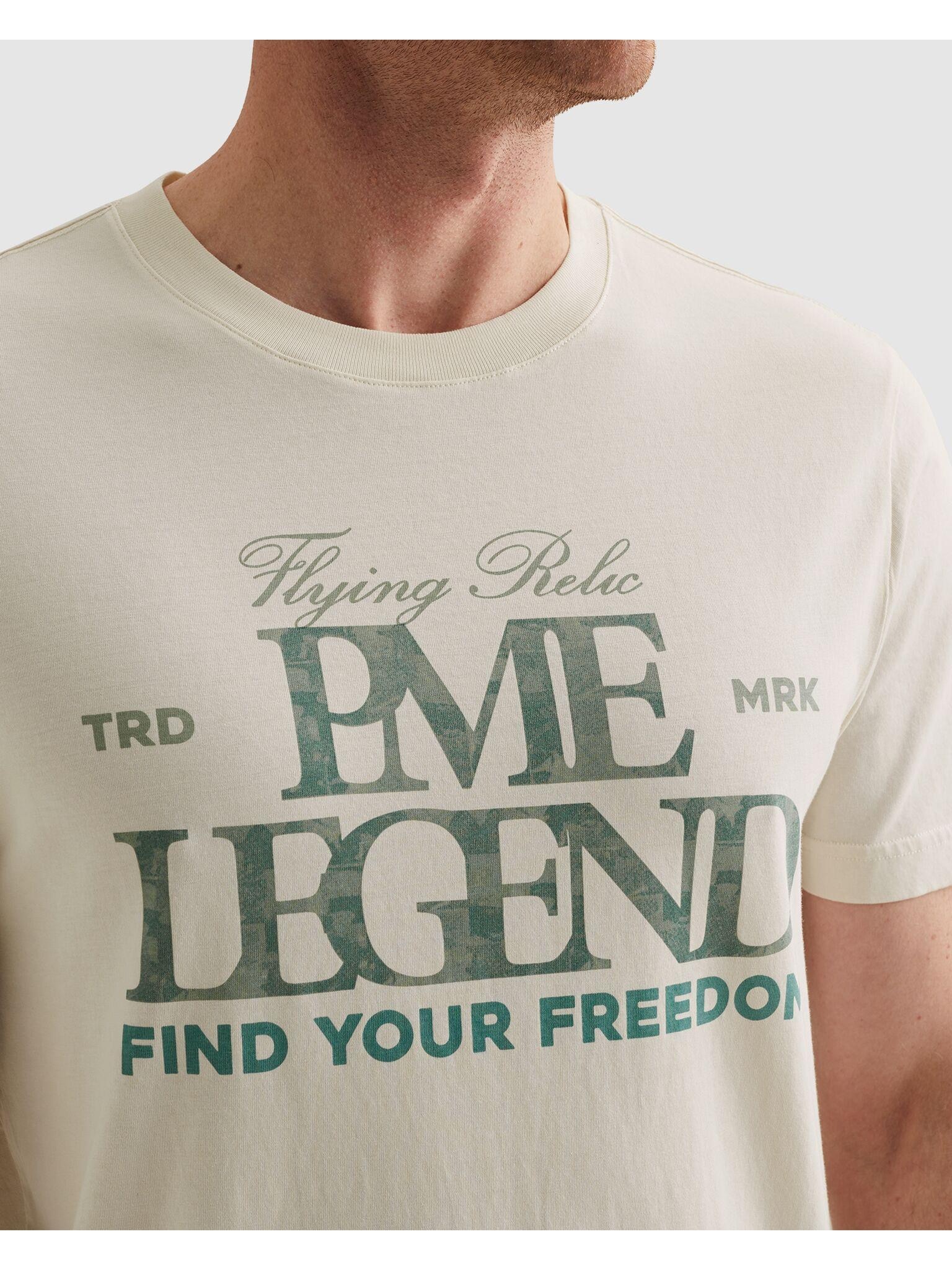 PME LEGEND T-Shirt »Short sleeve r-neck big print« mit Logo Print
