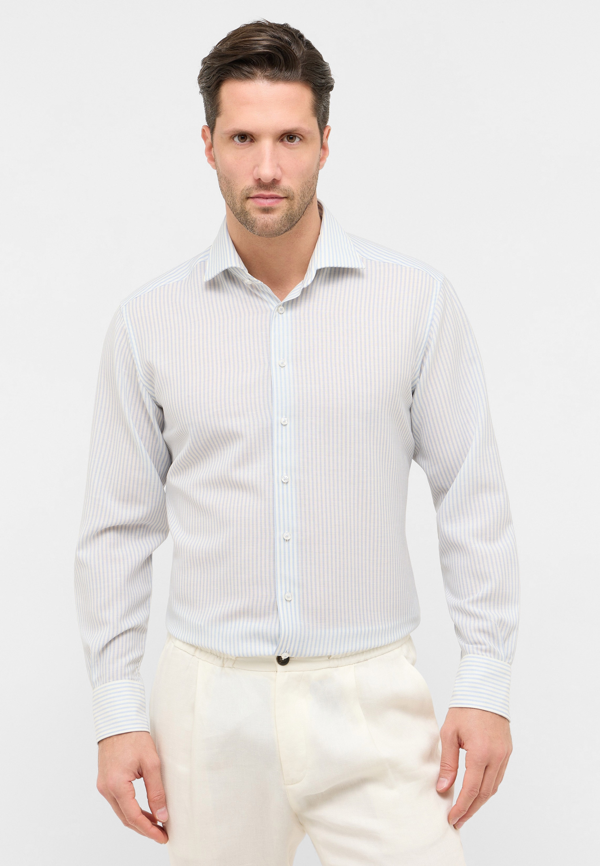 Eterna Langarmhemd "MODERN FIT" EASY IRON (bügelleicht) günstig online kaufen