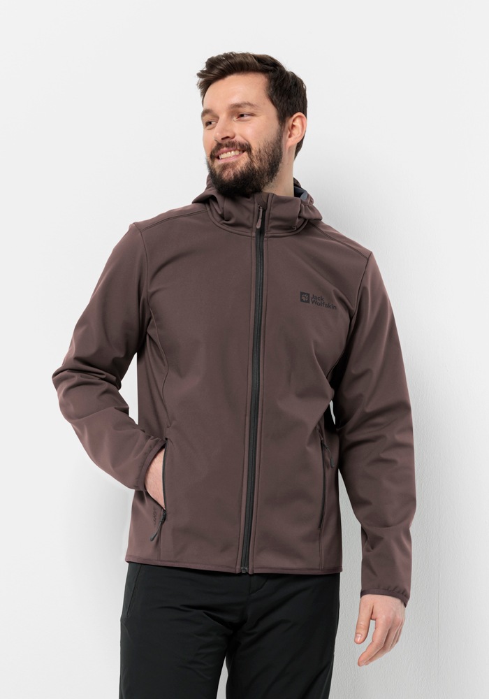 Jack Wolfskin Softshelljacke "BORNBERG HOODY M", mit Kapuze