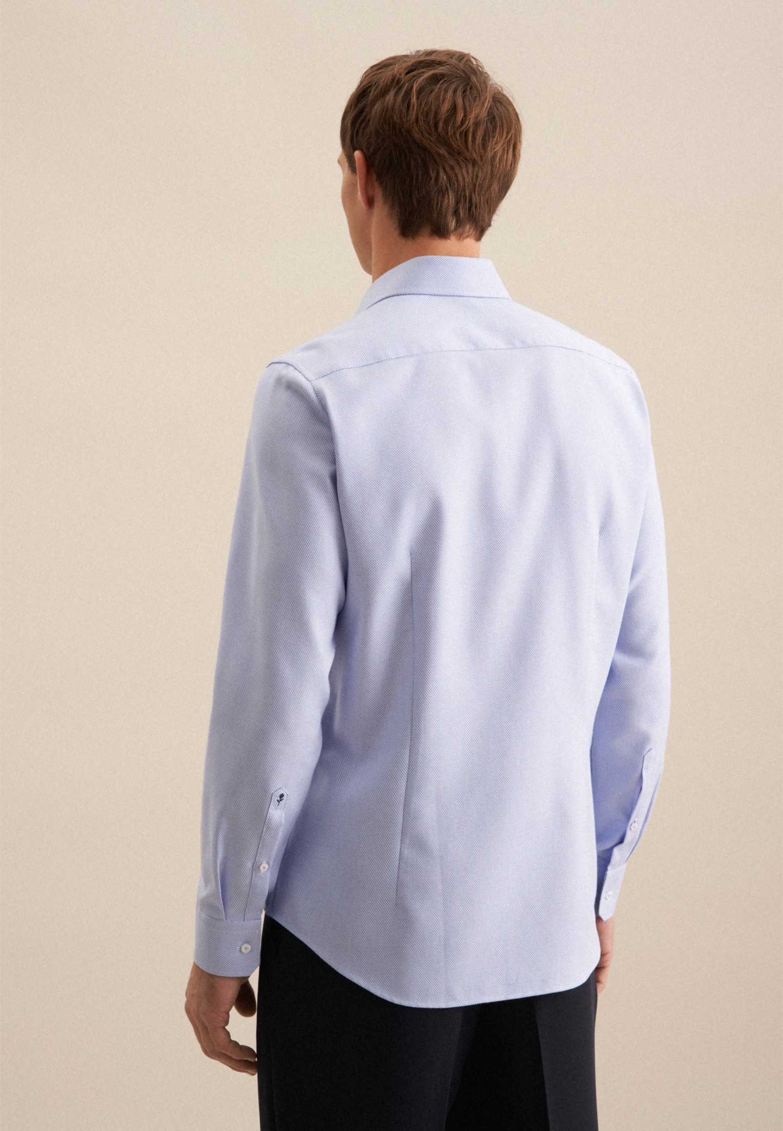 seidensticker Businesshemd "Slim" Slim 1/1 Kentkragen Kleinmuster günstig online kaufen