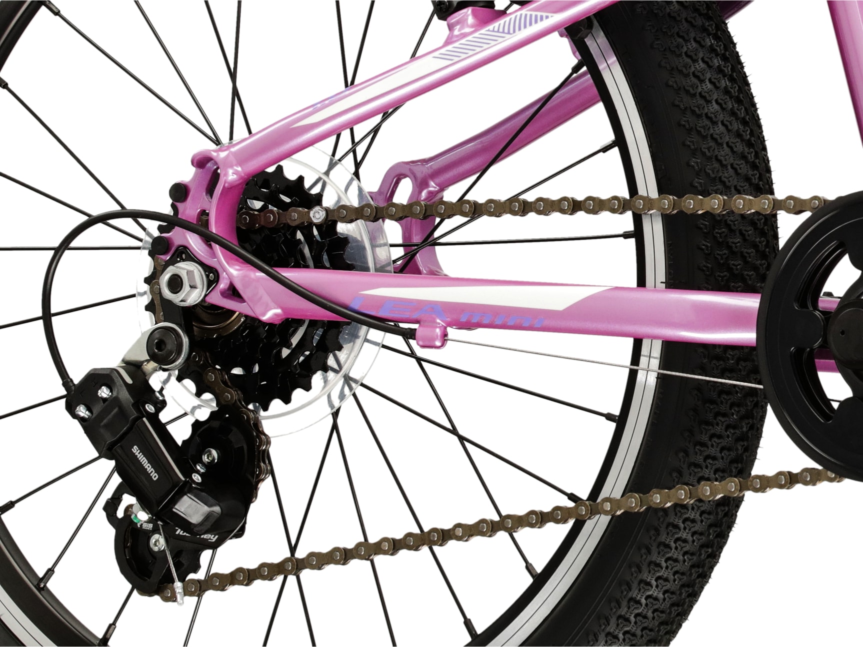 Kross Kinderfahrrad »KROSS Kinderrad 20" Lea Mini 1.0 Pink 6 Gänge« 6 Gang Shimano RV200 Schaltwerk Kettenschaltung Rahmen aus Aluminium Performance