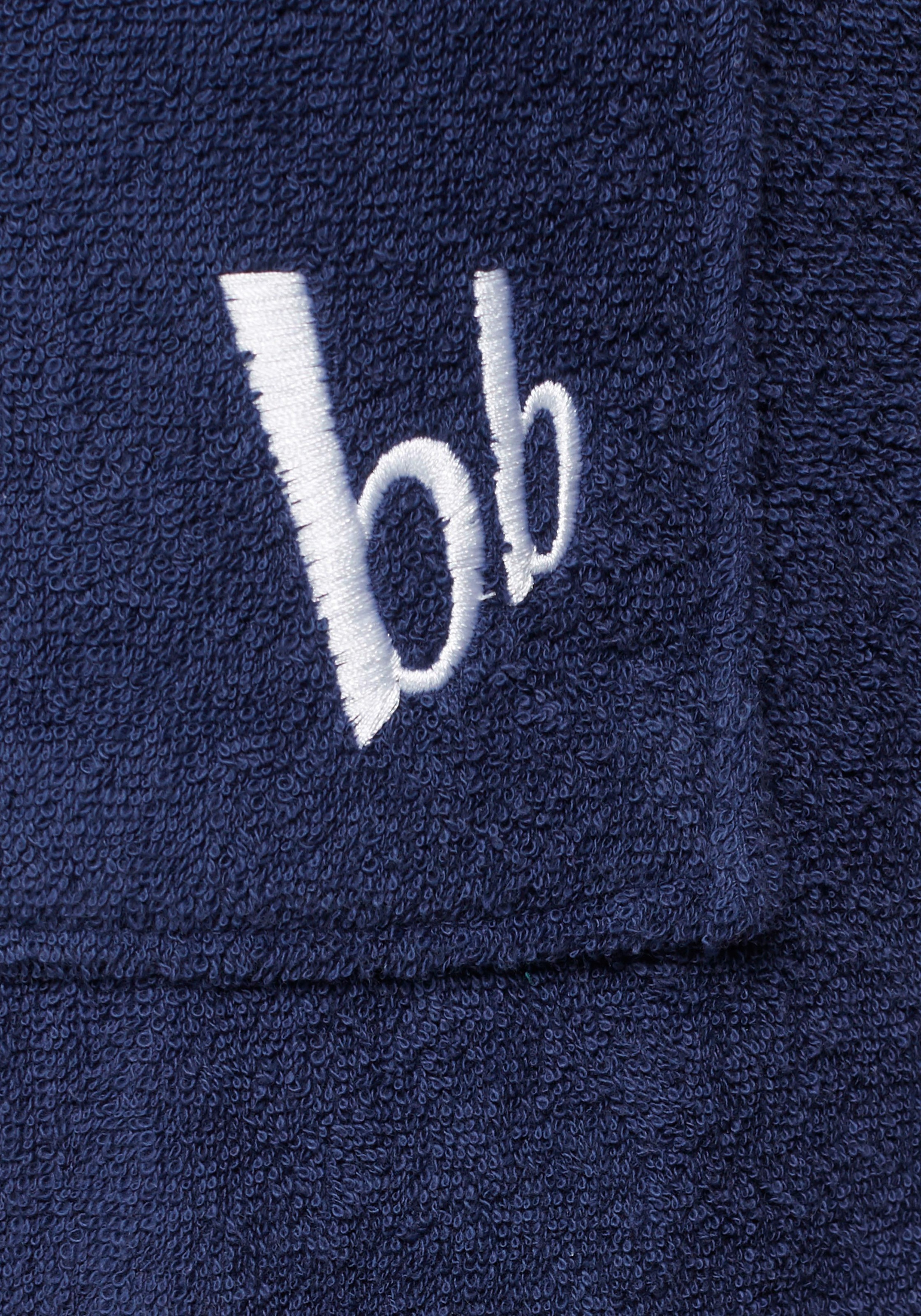 Bruno Banani Unisex-Bademantel »Robby, ideal für Sauna & Spa, Hotelbademantel, Morgenmantel«, (1 St.), Damen & Herren Bademäntel, Baumwolle, mit Taschen, Reise, Sauna, S-3XL