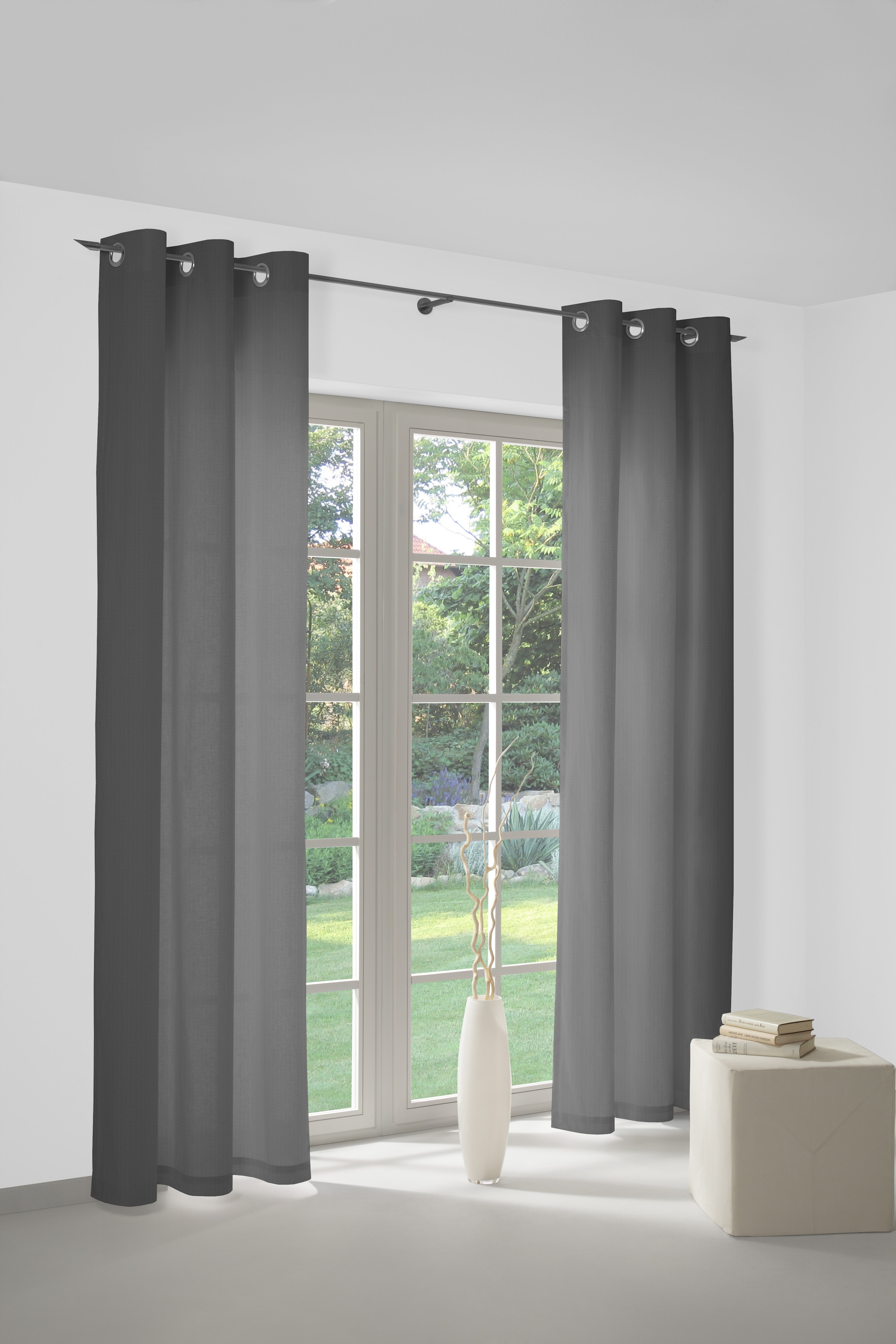 Wirth Vorhang "Neveres" Ösen 1 Stk. tlg. günstig online kaufen