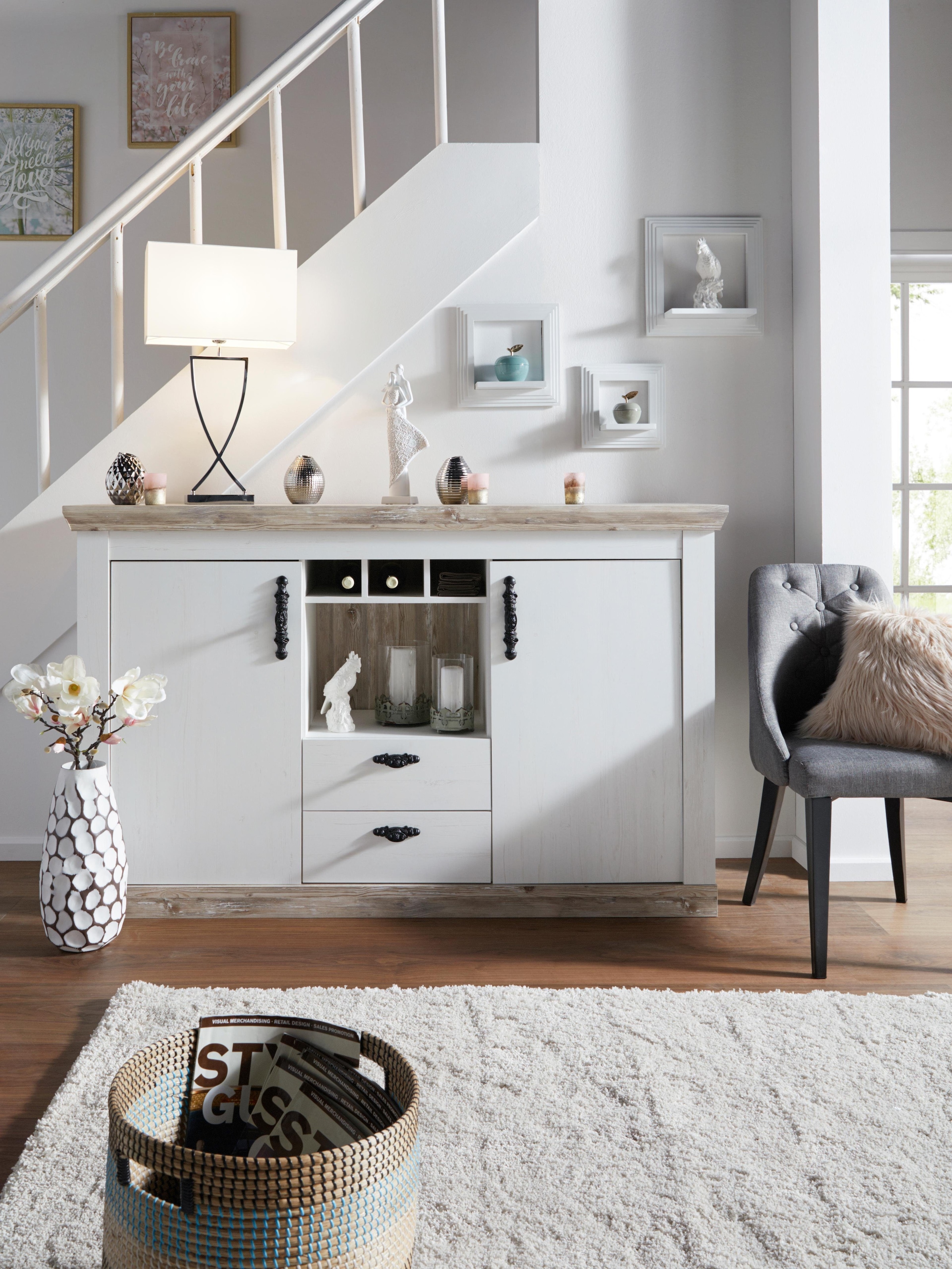 »Florenz«, romantischen Landhaus-Look, | Sideboard Home cm im Breite affaire BAUR 168