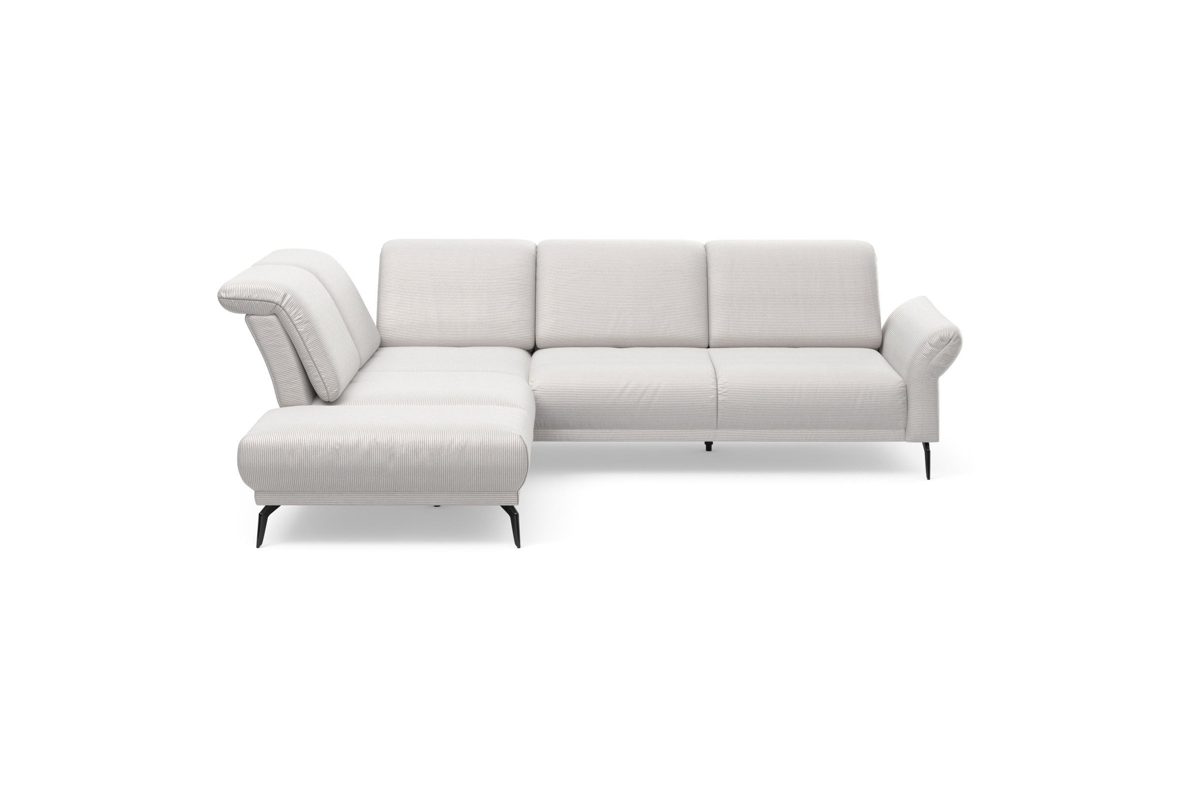 Home affaire Ecksofa "Coco L-Form" Sitztiefen-, Arm- und Kopfteilverstellun günstig online kaufen