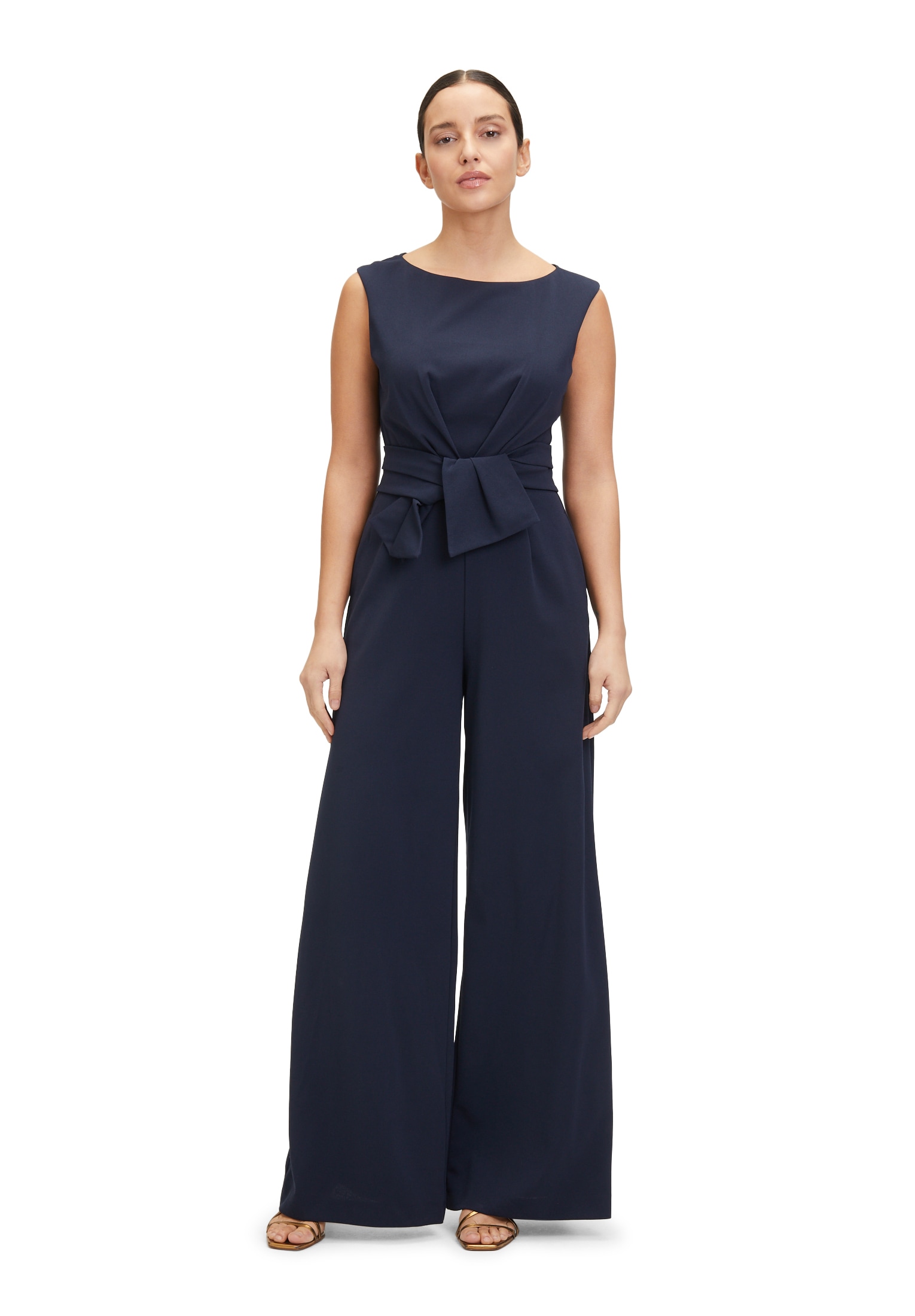 Vera Mont Overall »Vera Mont Jumpsuit mit weitem Bein«, (1 tlg.), Bunddetail