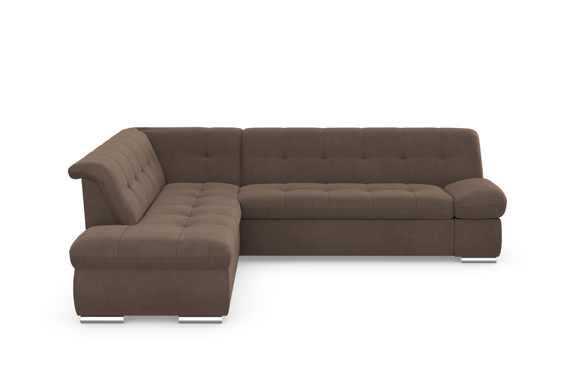 DOMO collection Ecksofa »Mona L-Form«, wahlweise mit Bett- und Armlehnfunktion