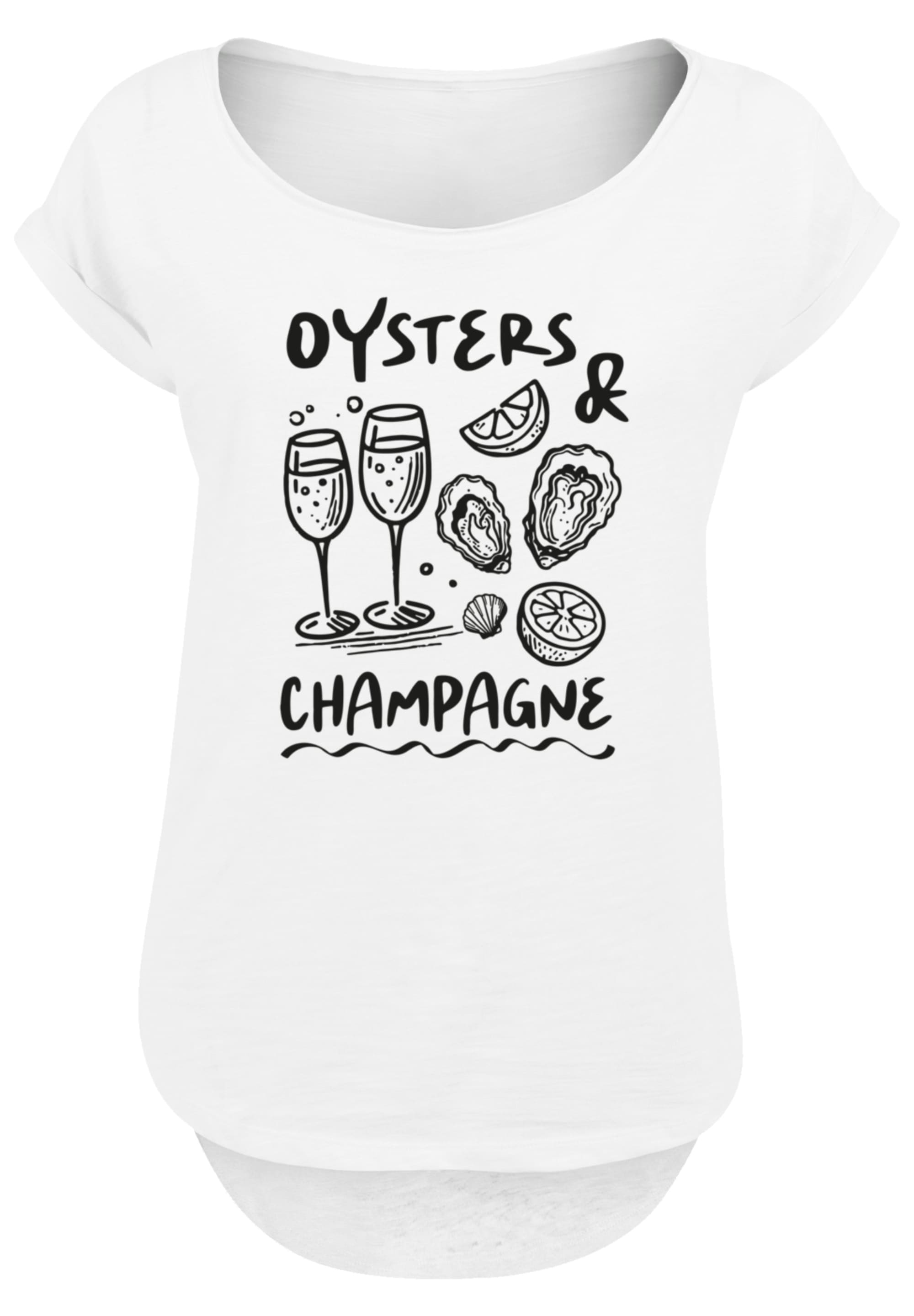 F4NT4STIC T-Shirt »Oysters And Champagne Summer«, Premium Qualität