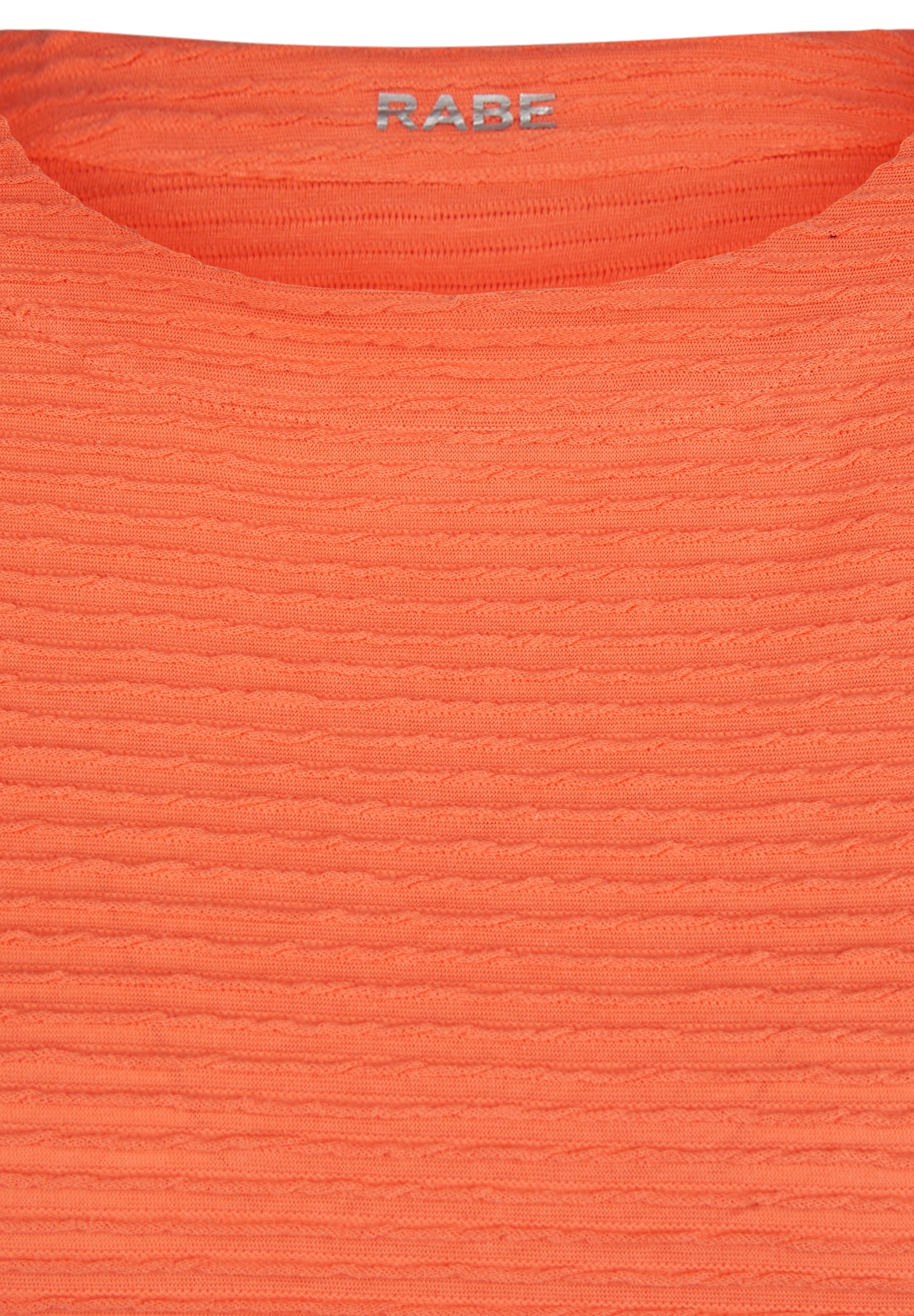 Rabe Rundhalsshirt, mit Struktur-Optik
