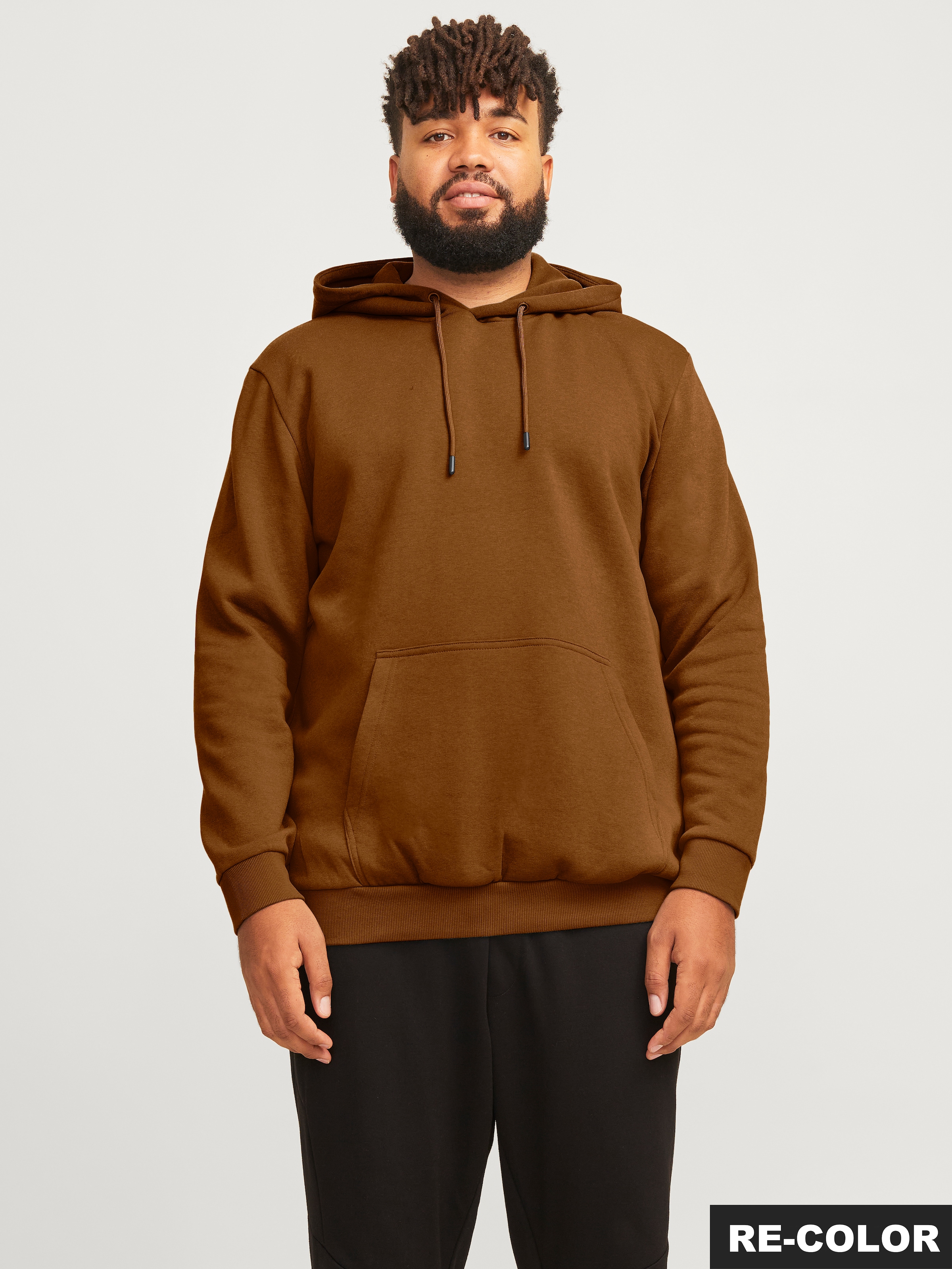 Jack & Jones PlusSize Kapuzensweatshirt "JJEBRADLEY SWEAT HOOD NOOS PLS", m günstig online kaufen