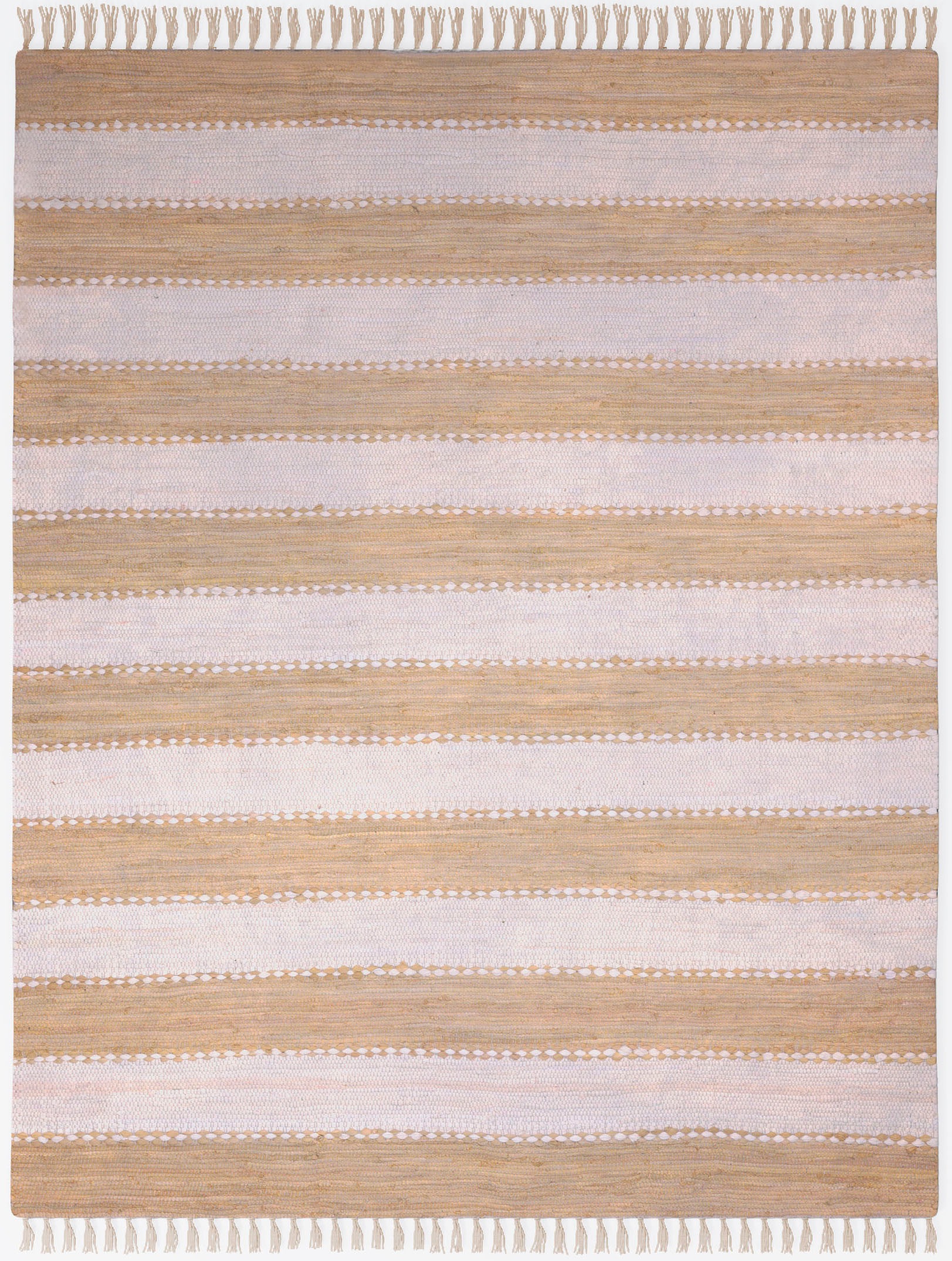 OTTO home Teppich "Benja" rechteckig 10 mm Höhe Handweb Teppich, gestreift, günstig online kaufen