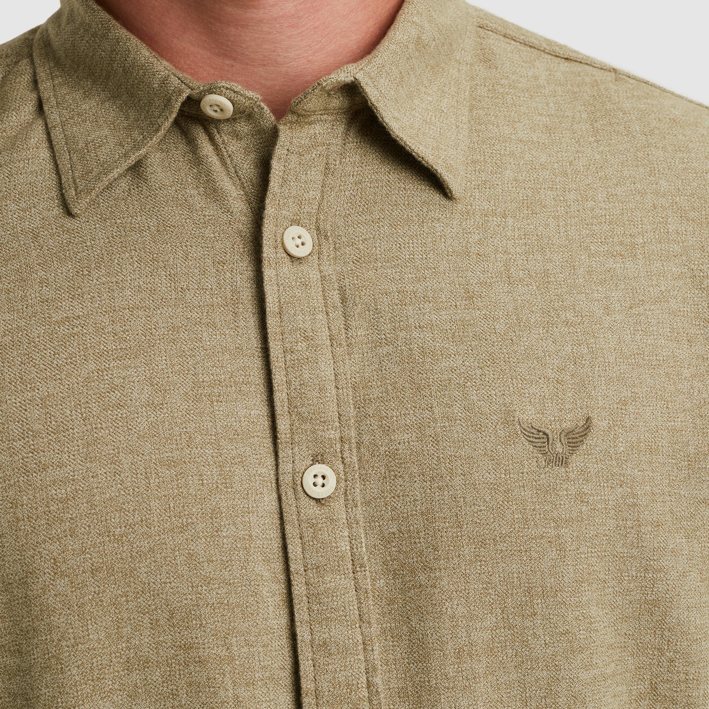 PME LEGEND Langarmhemd , mit Knopfleiste
