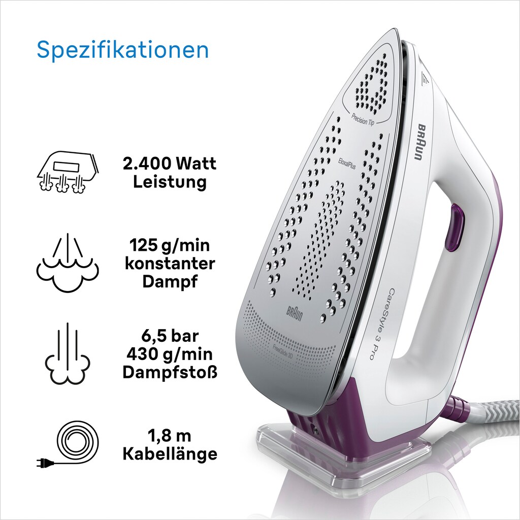 Braun Dampfbügelstation »CareStyle 3 IS3155VI«