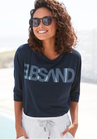 Elbsand 3/4-Arm-Shirt su Logodruck