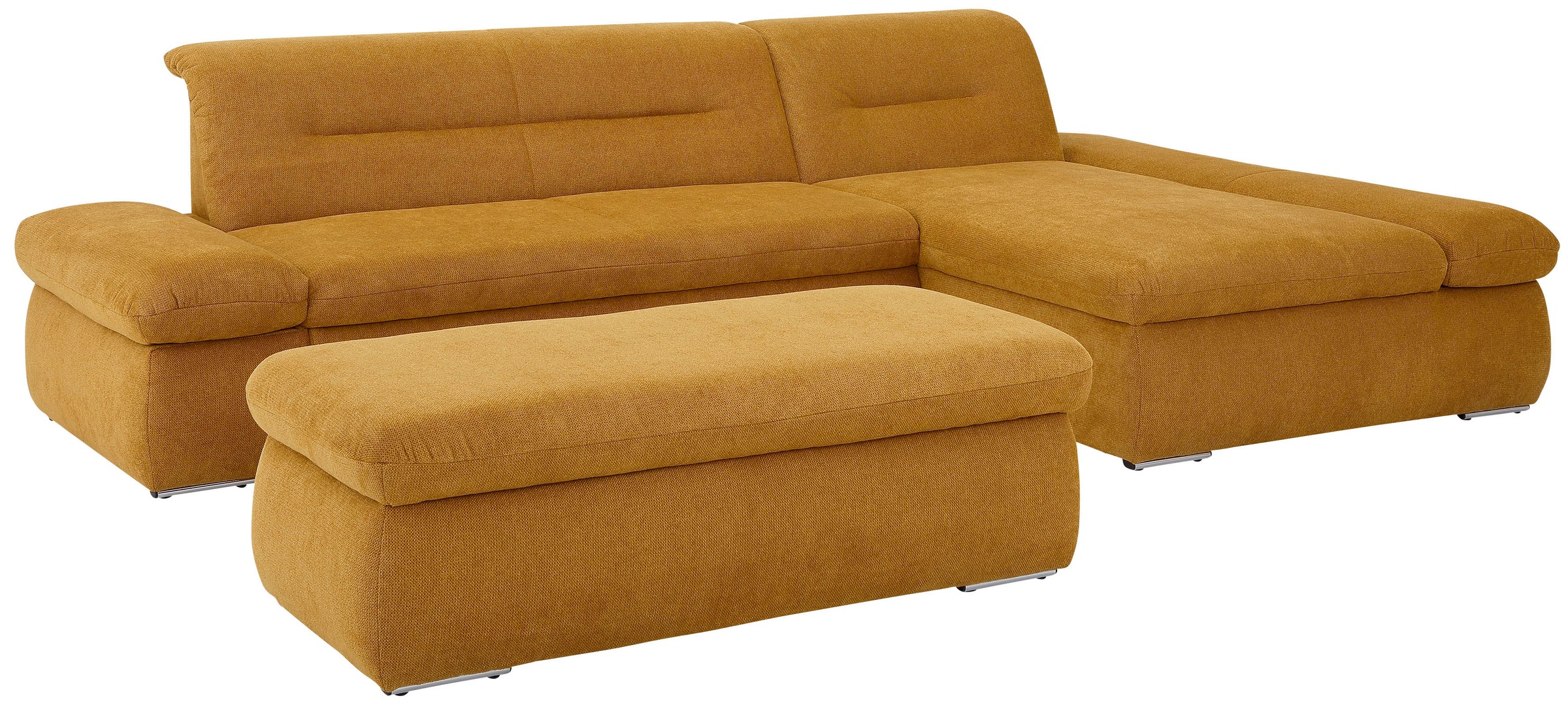 INOSIGN Ecksofa »Avesa L-Form«, Wahlweise mit Armteilvertsellung und Bettfunktion, B/T/H: 300/172/80cm