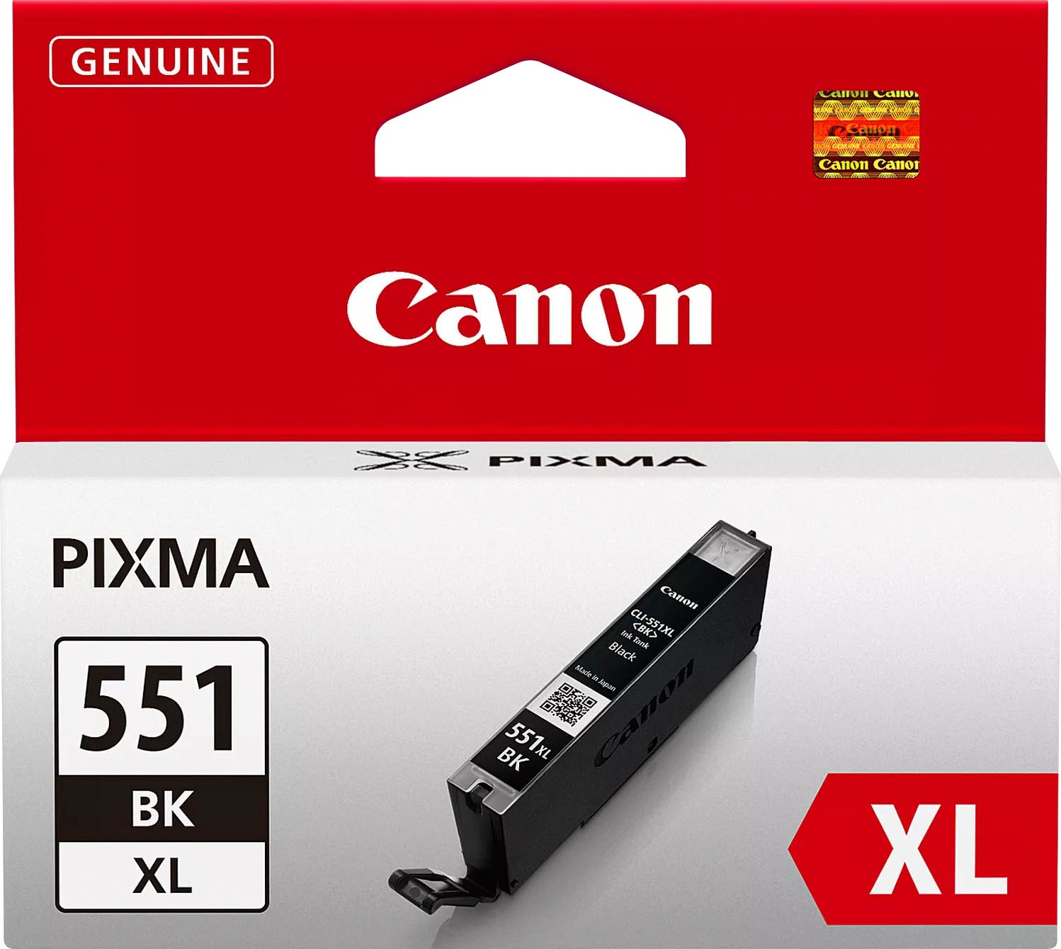 Canon Tintenpatrone »Canon CLI-551XL BK«, original Druckerpatrone 551 schwarz XL