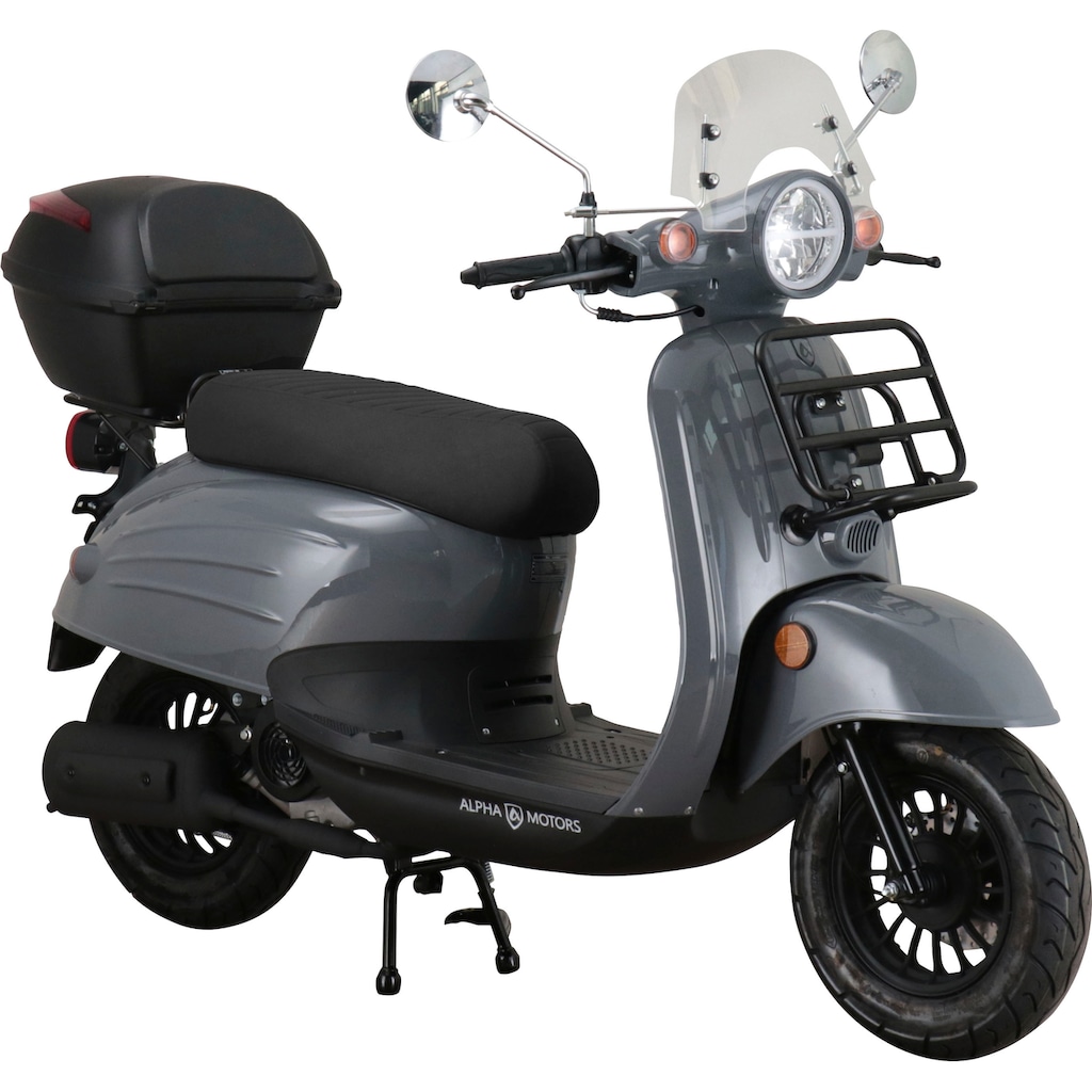 Alpha Motors Mofaroller »Adria«, 50 cm³, 25 km/h, Euro 5, 2,72 PS, inkl. Windschild und Topcase