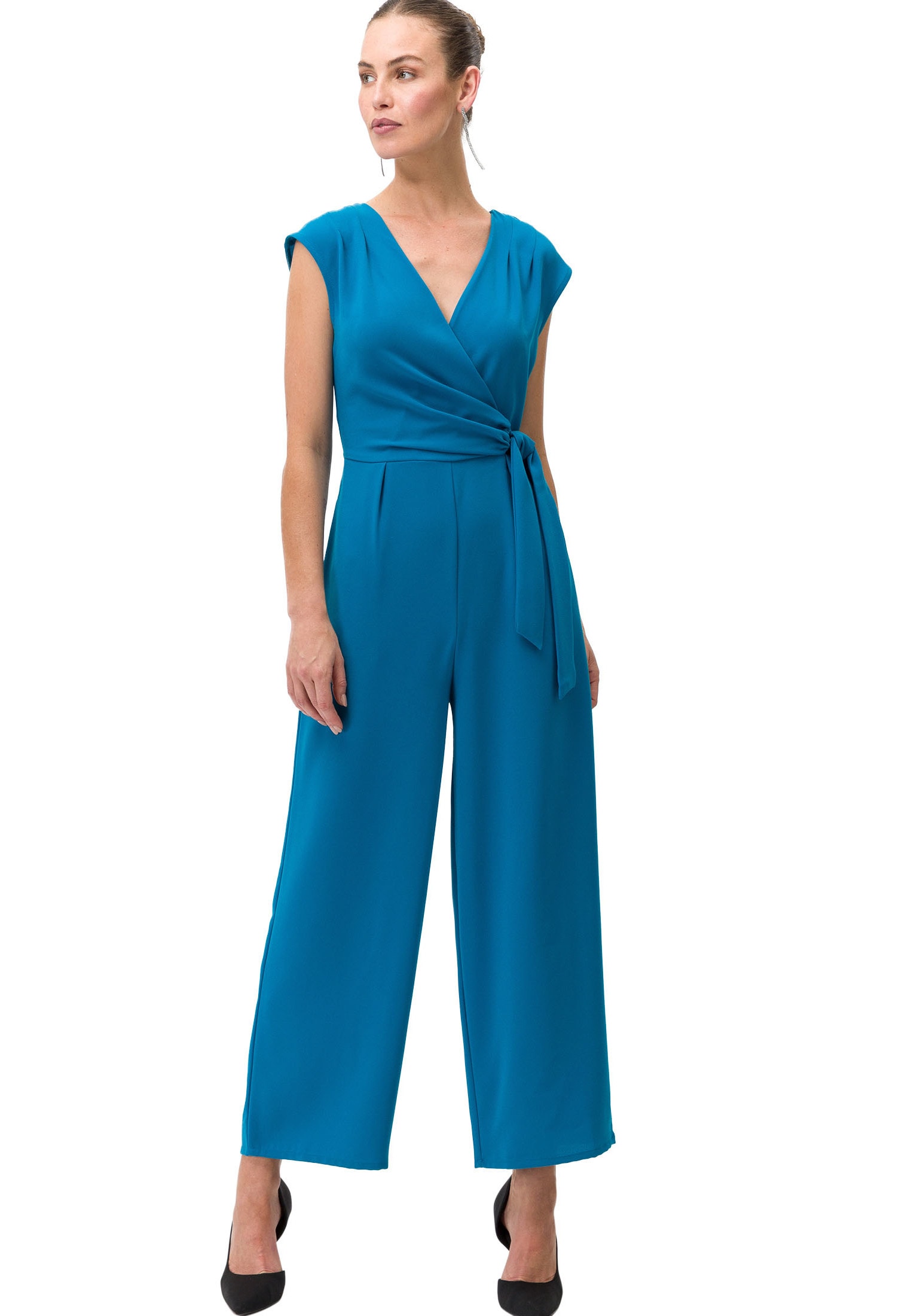 Overall »zero Jumpsuit mit Wickeloptik«, (1 tlg.), Gürtel