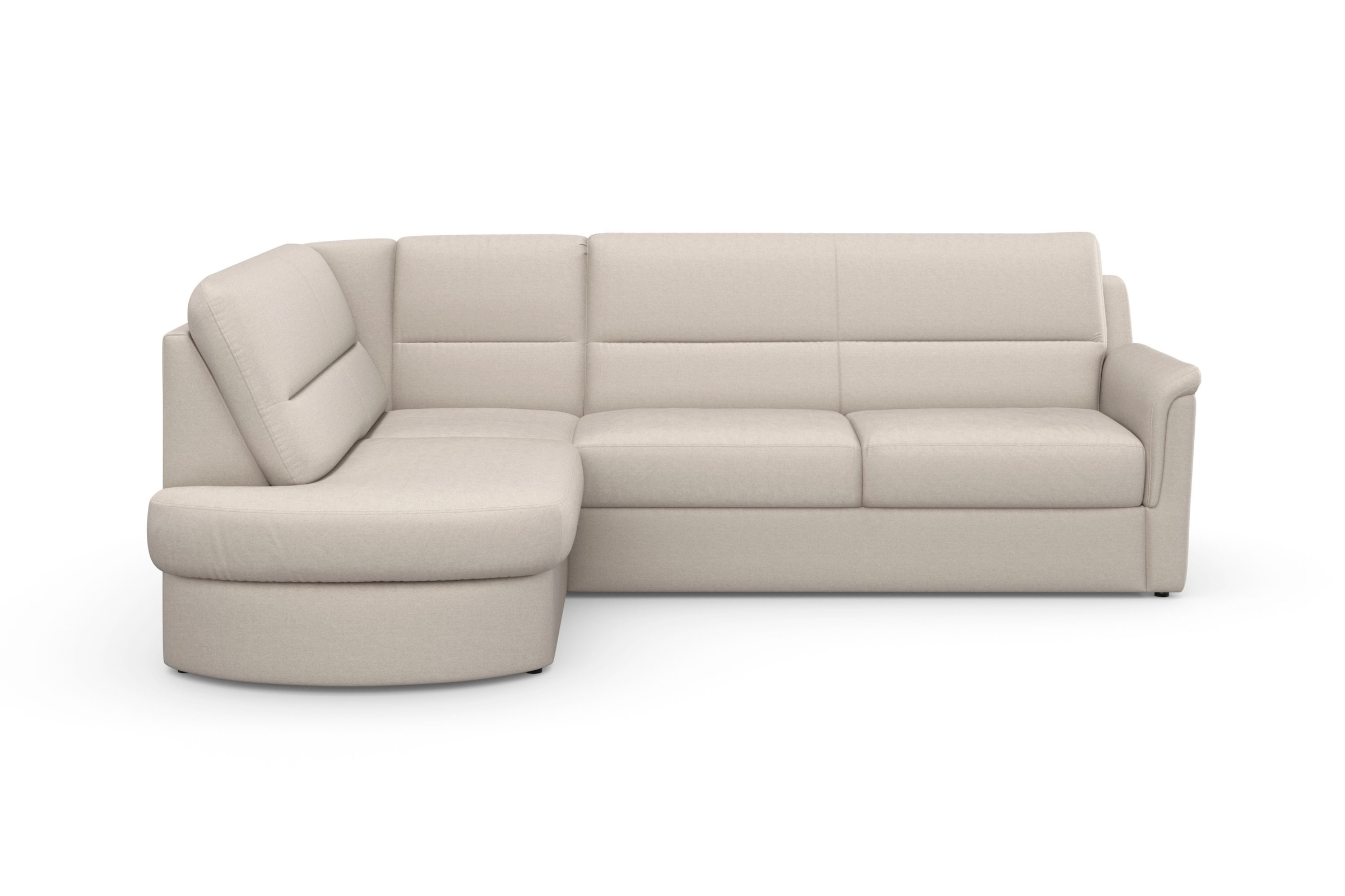 Ecksofa SIT & MORE "Panini L-Form", grau (elephant), B:243cm H:87cm T:155cm, Sofas, Ecksofa, wahlweise mit Vorziehsitz und Bettkasten