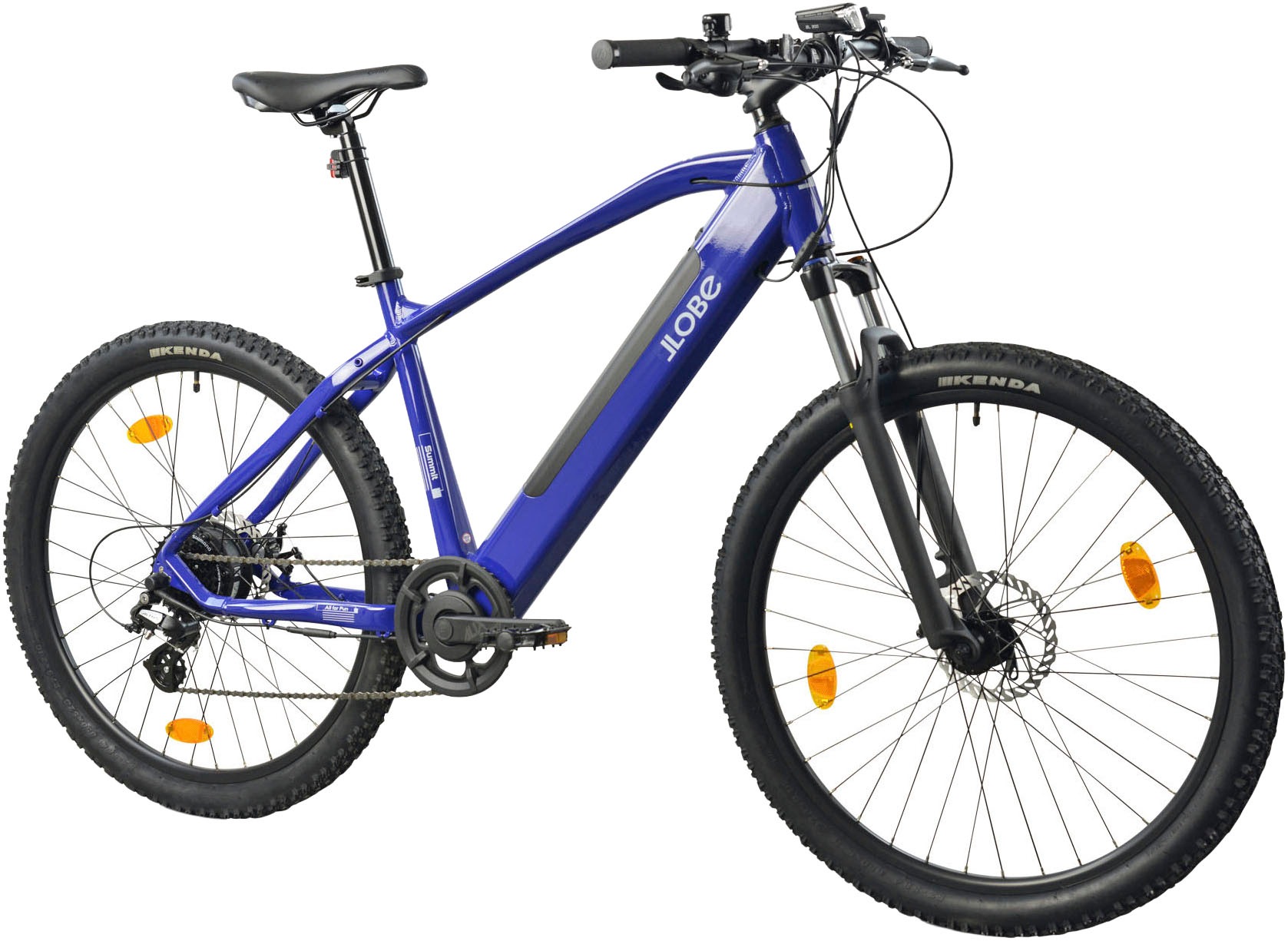 LLobe "Mountain E-Bike 27,5" Summit" 8 Gang Shimano Deore Schaltwerk Kettenschaltung Heckmotor 250 W